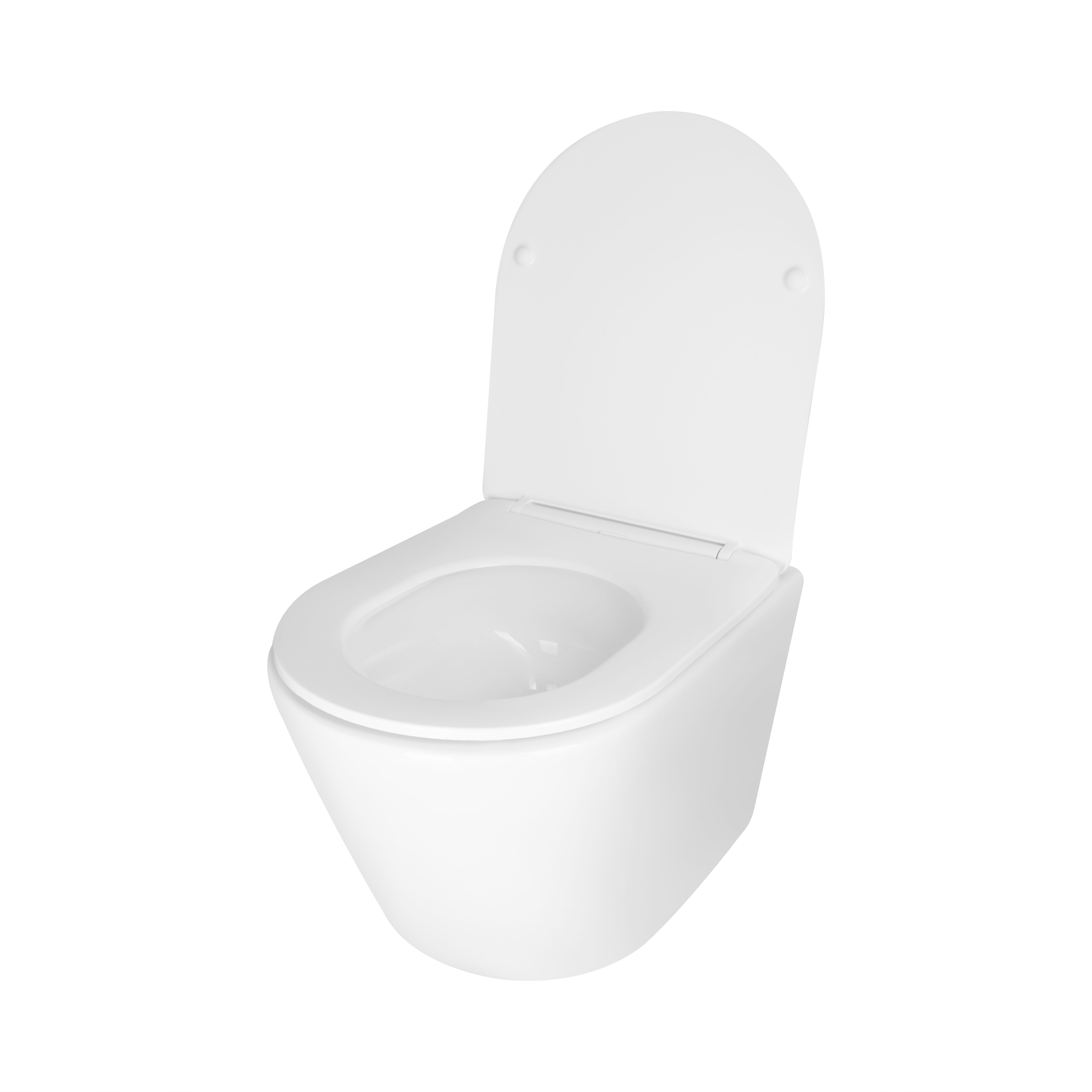 Унітаз підвісний Qtap Swan безободковий Ultra Quiet з сидінням Soft-close QT16335179W 3