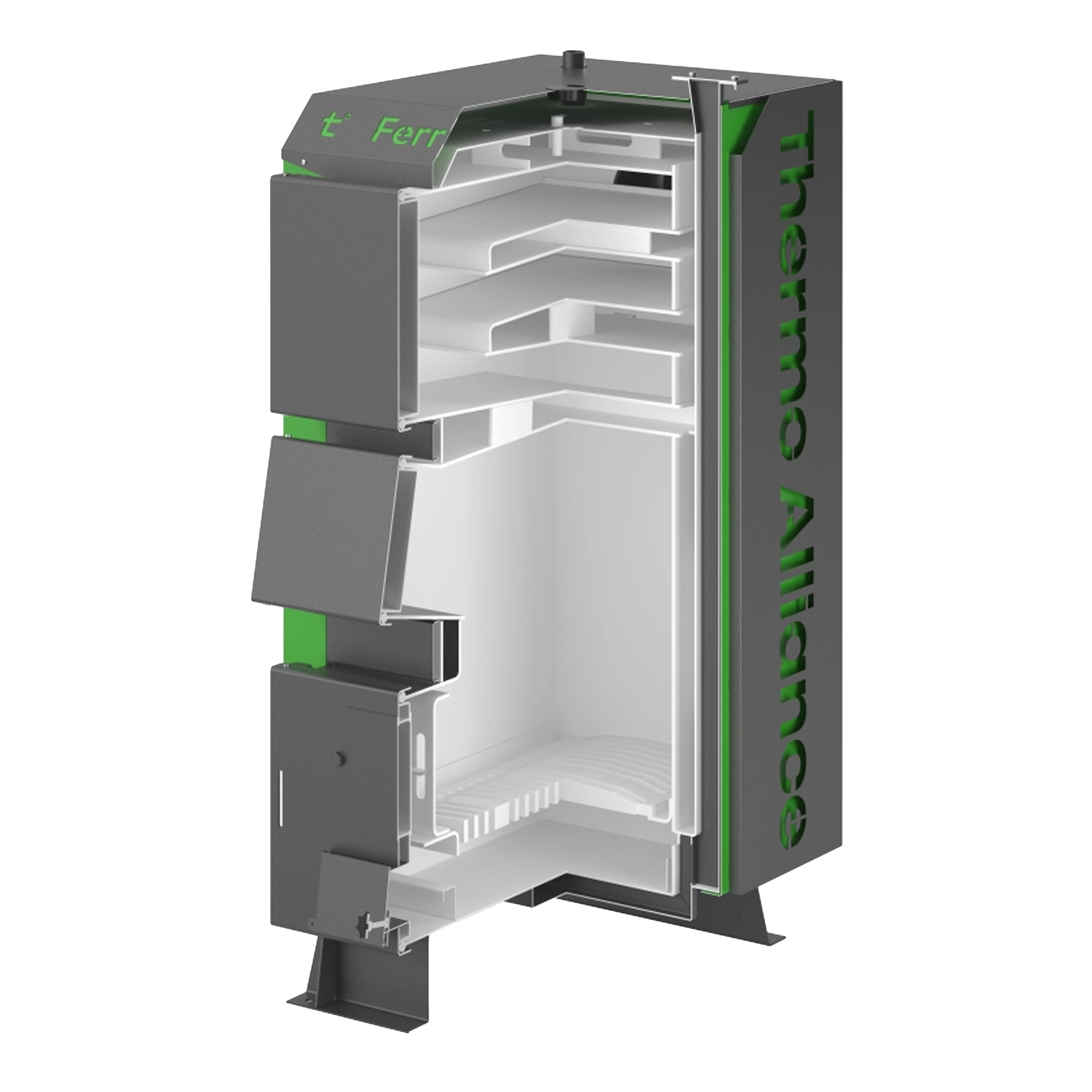 Котел твердопаливний сталевий Thermo Alliance Ferrum Plus V 4.0 FSF+ 20 4