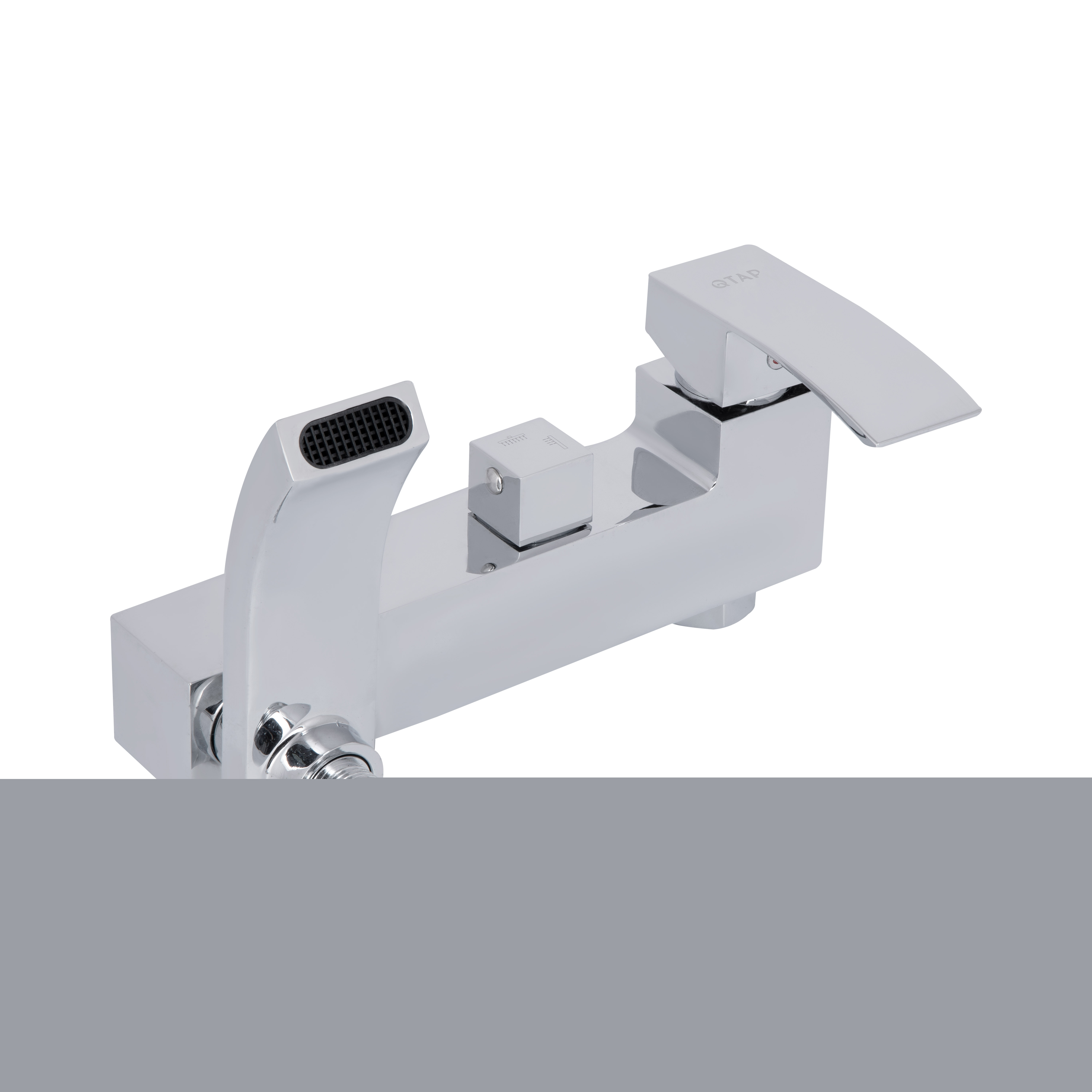 Душова система універсальна Qtap Swan Cascada на три споживача (з виливом) QTSWA111CRM45566 Chrome 6