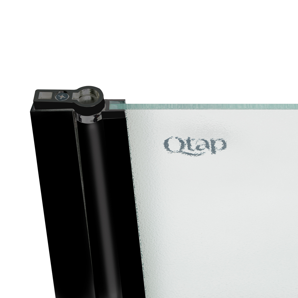 Штора на ванну Qtap Standard BLM407513APL скло Pear 6 мм, 75х130 см, ліва 3