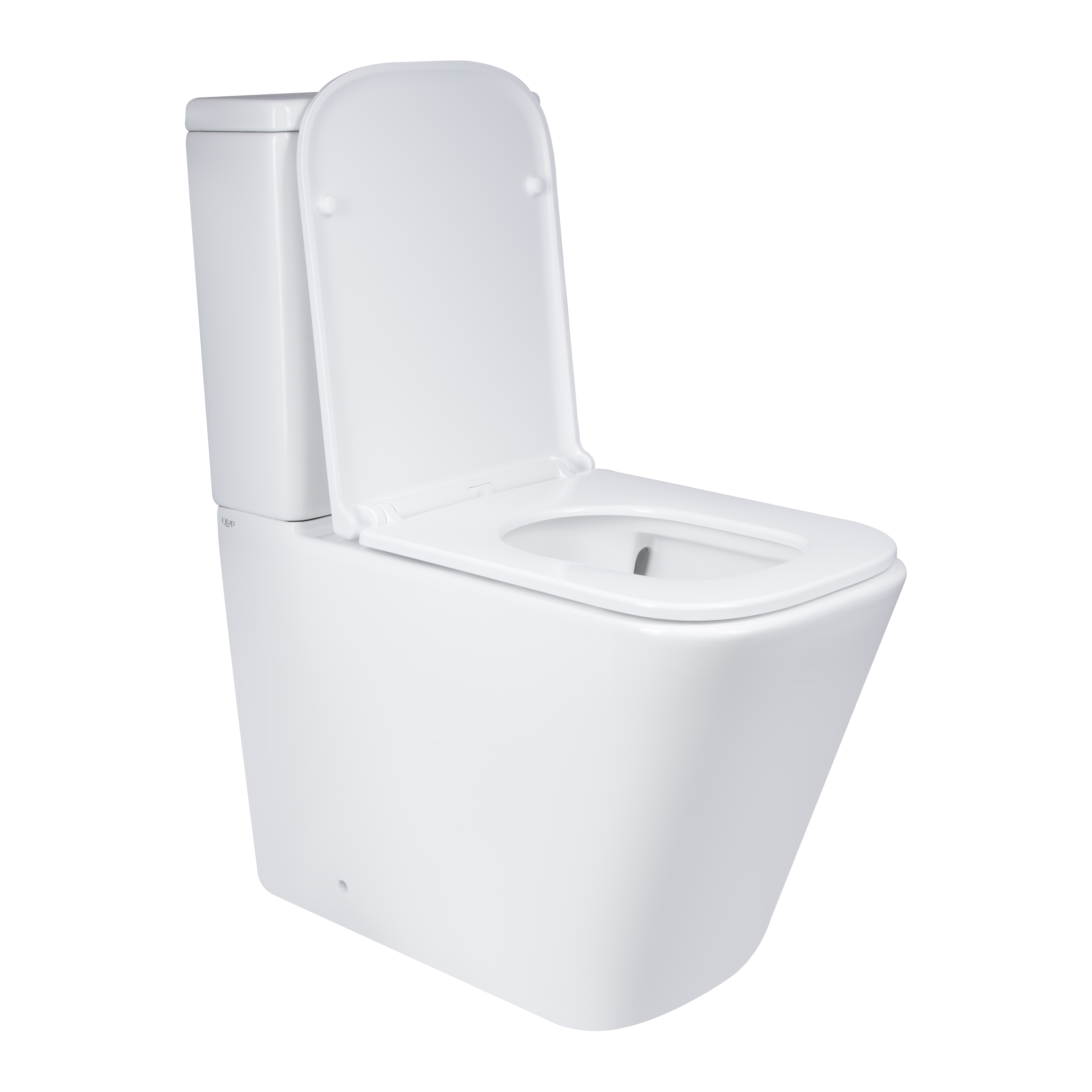 Унітаз підлоговий Qtap Tern Ultra Quiet безобідковий з сидінням Soft-Close QT17222175AUQ1W White 3