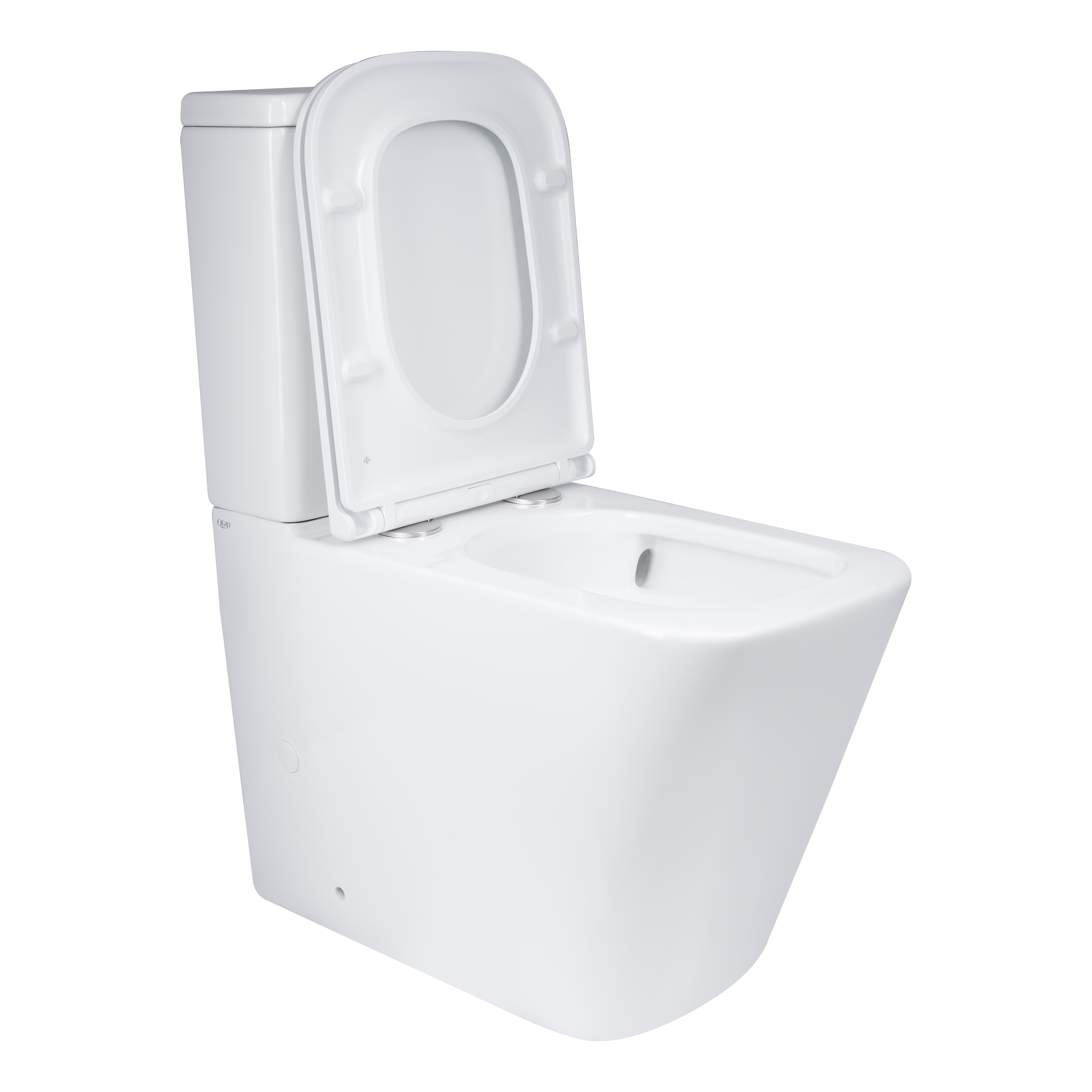 Унітаз підлоговий Qtap Tern Ultra Quiet безобідковий з сидінням Soft-Close QT17222175AUQ1W White 4