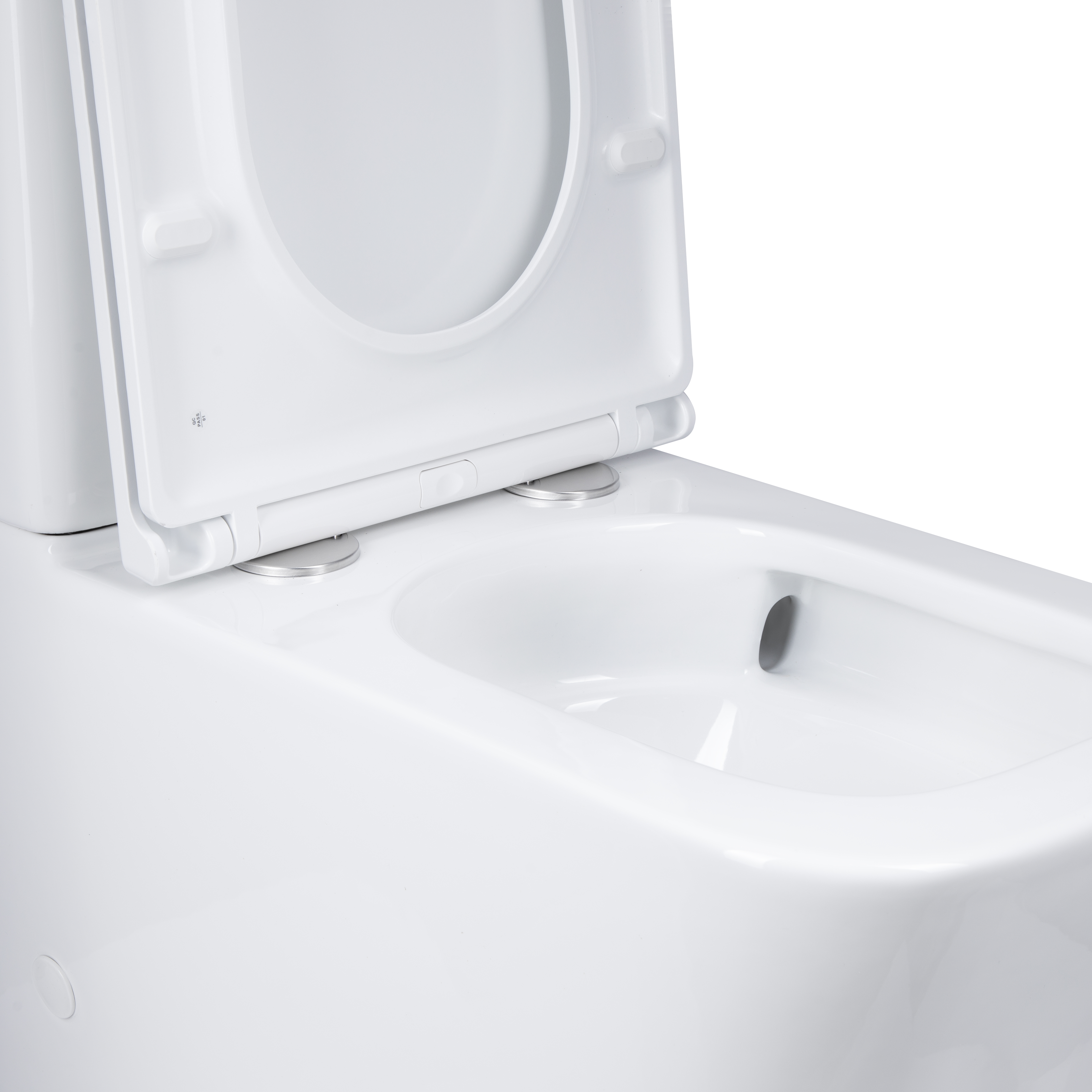 Унітаз підлоговий Qtap Tern Ultra Quiet безобідковий з сидінням Soft-Close QT17222175AUQ1W White 7