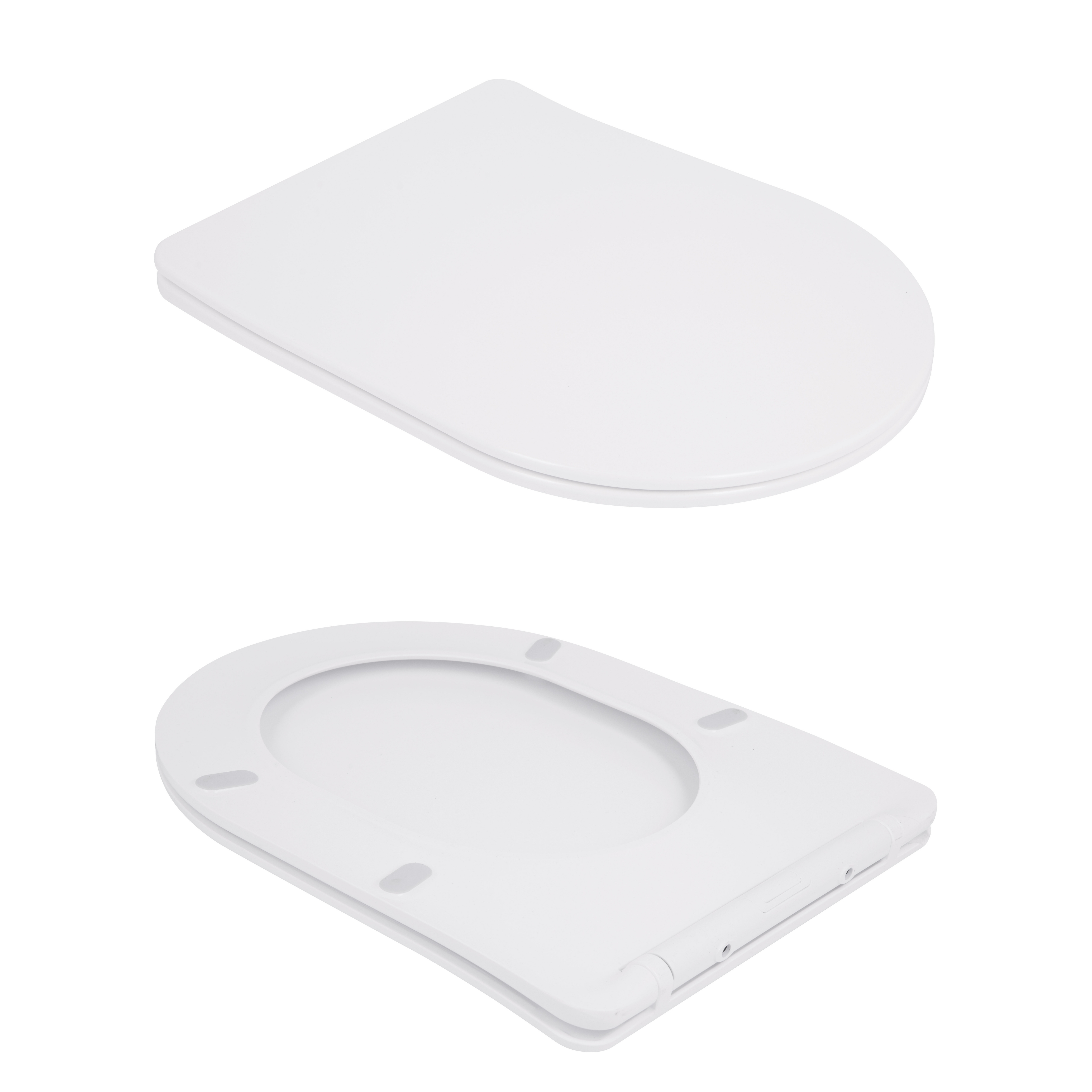 Унітаз-компакт Qtap Robin Ultra Quiet безободковий з сидінням Soft-close QT13222128AUQ1W 7