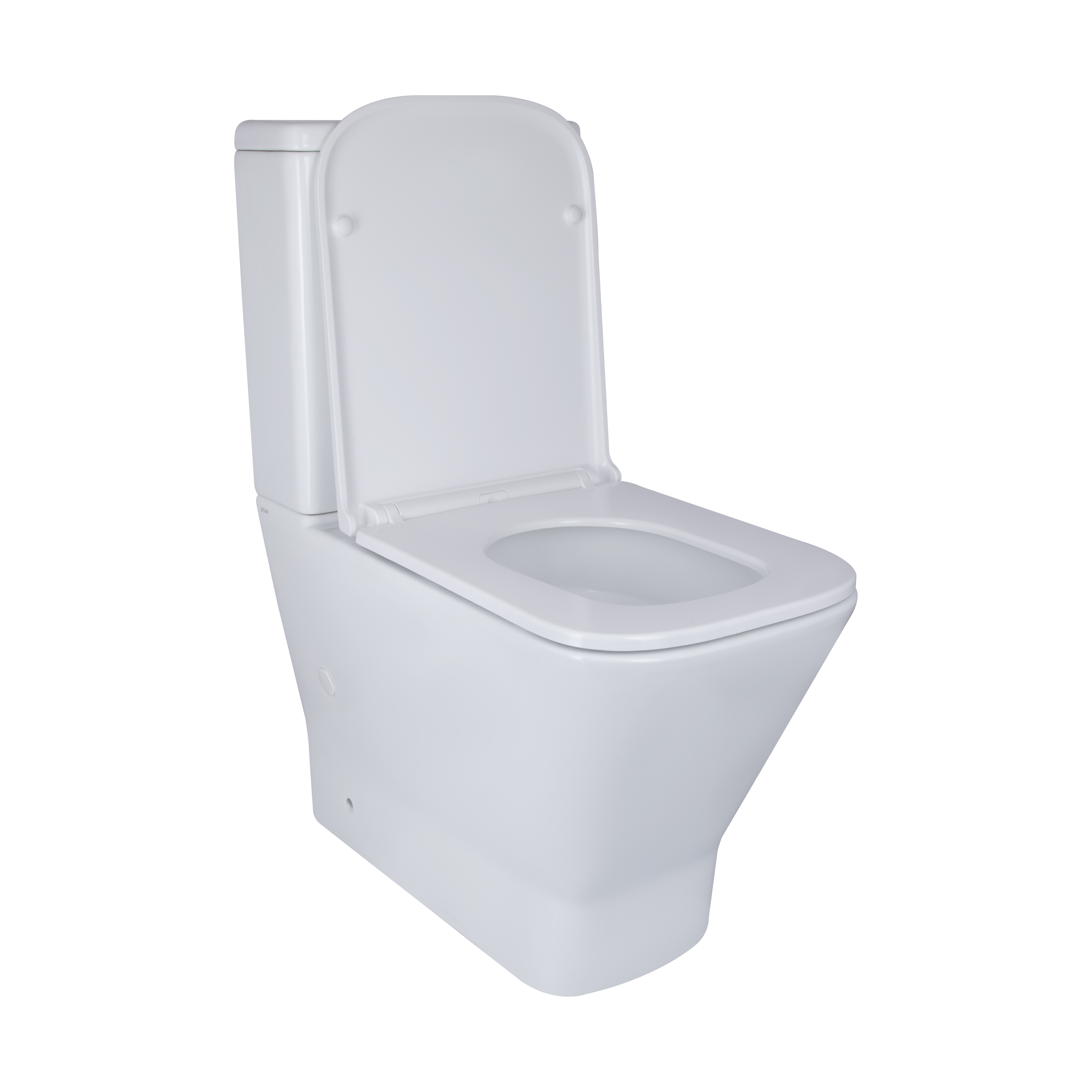 Унітаз-компакт Qtap Cardinal Ultra Quiet безободковий з сидінням Soft-close QT04222168AUQ3W 2