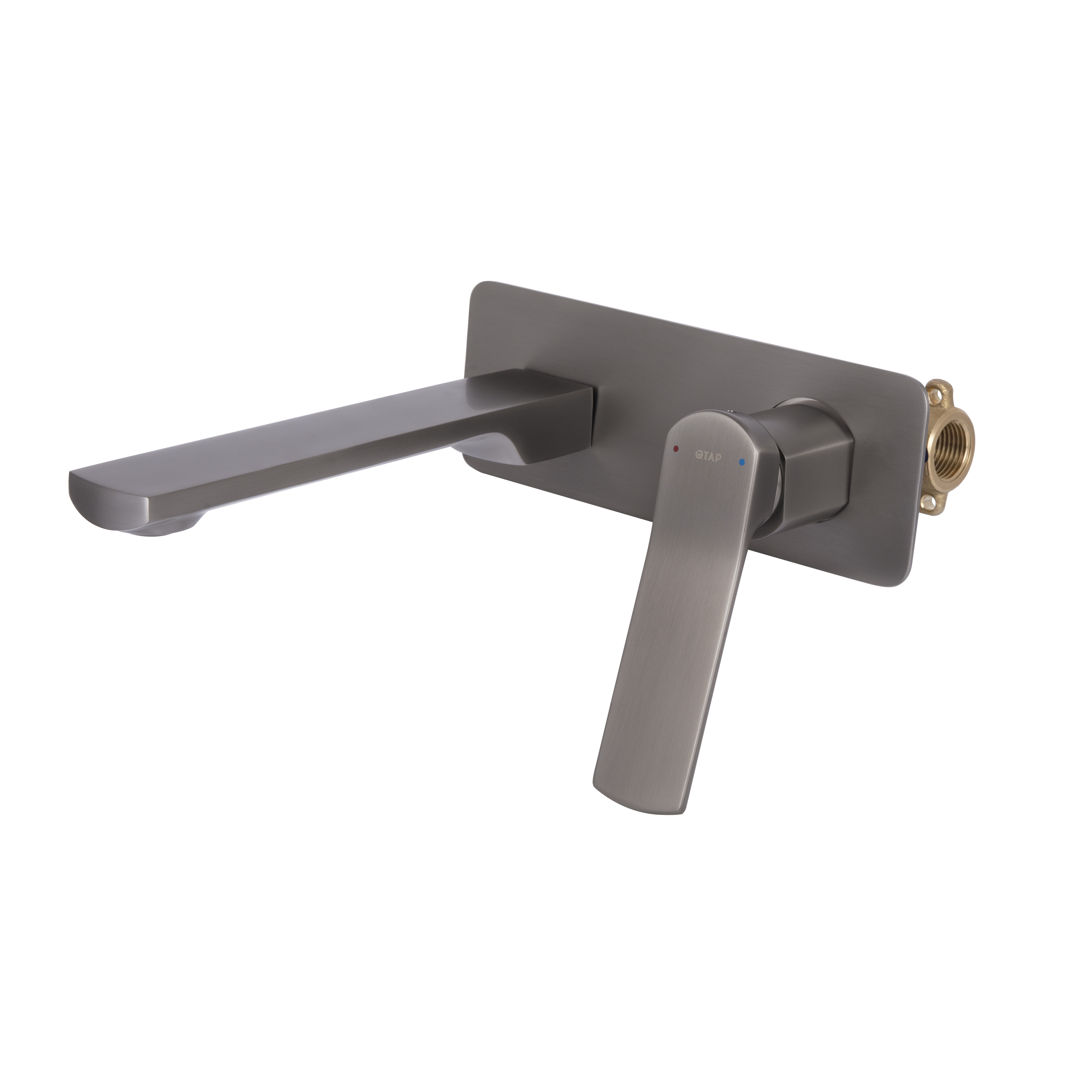 Змішувач для раковини Qtap Slavonice прихованого монтажу QTSLA273GMB45920 Gunmetal Black PVD 2