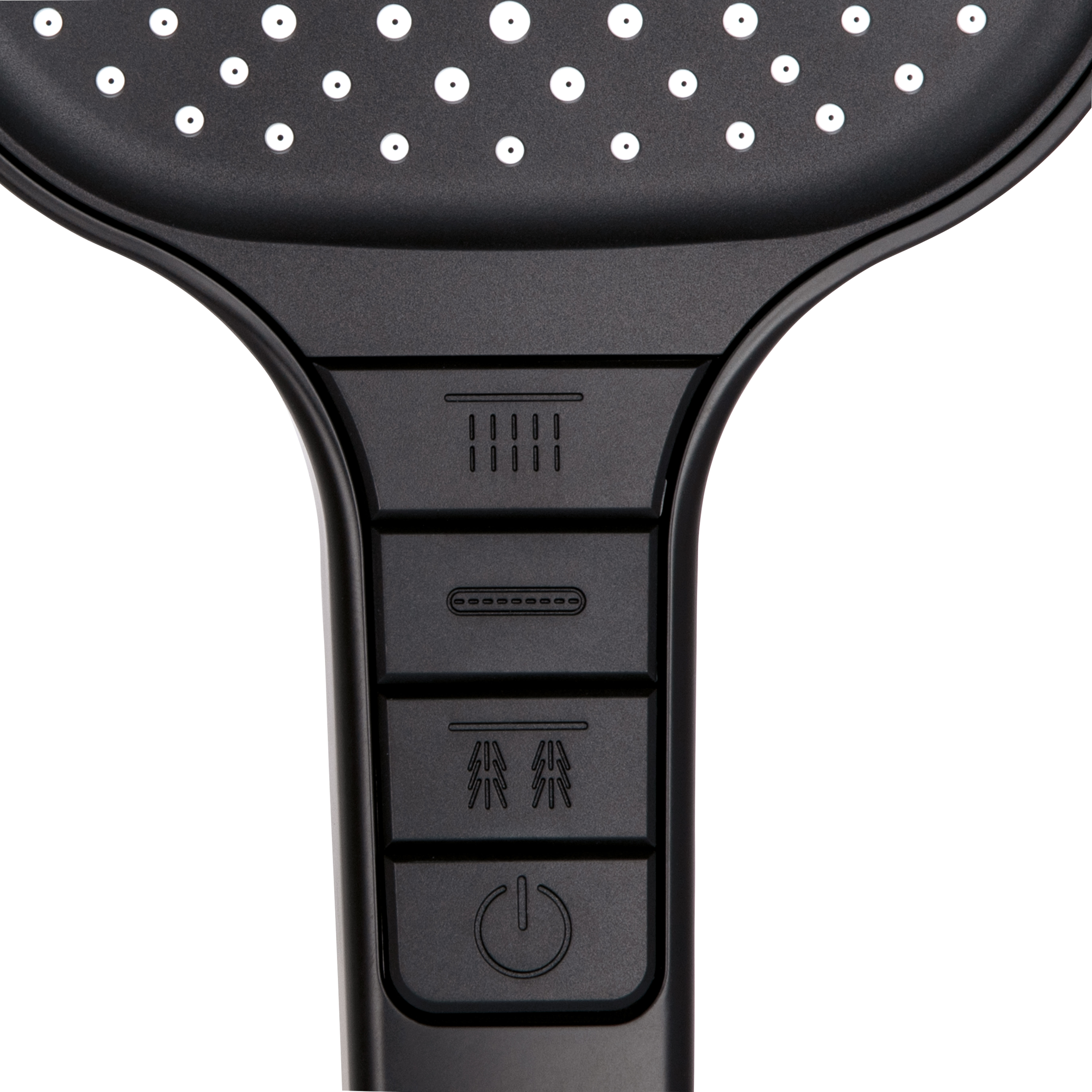 Лійка для ручного душу Qtap Rucni 130x130 мм QTRUC125BLM45957 Black Matt 3