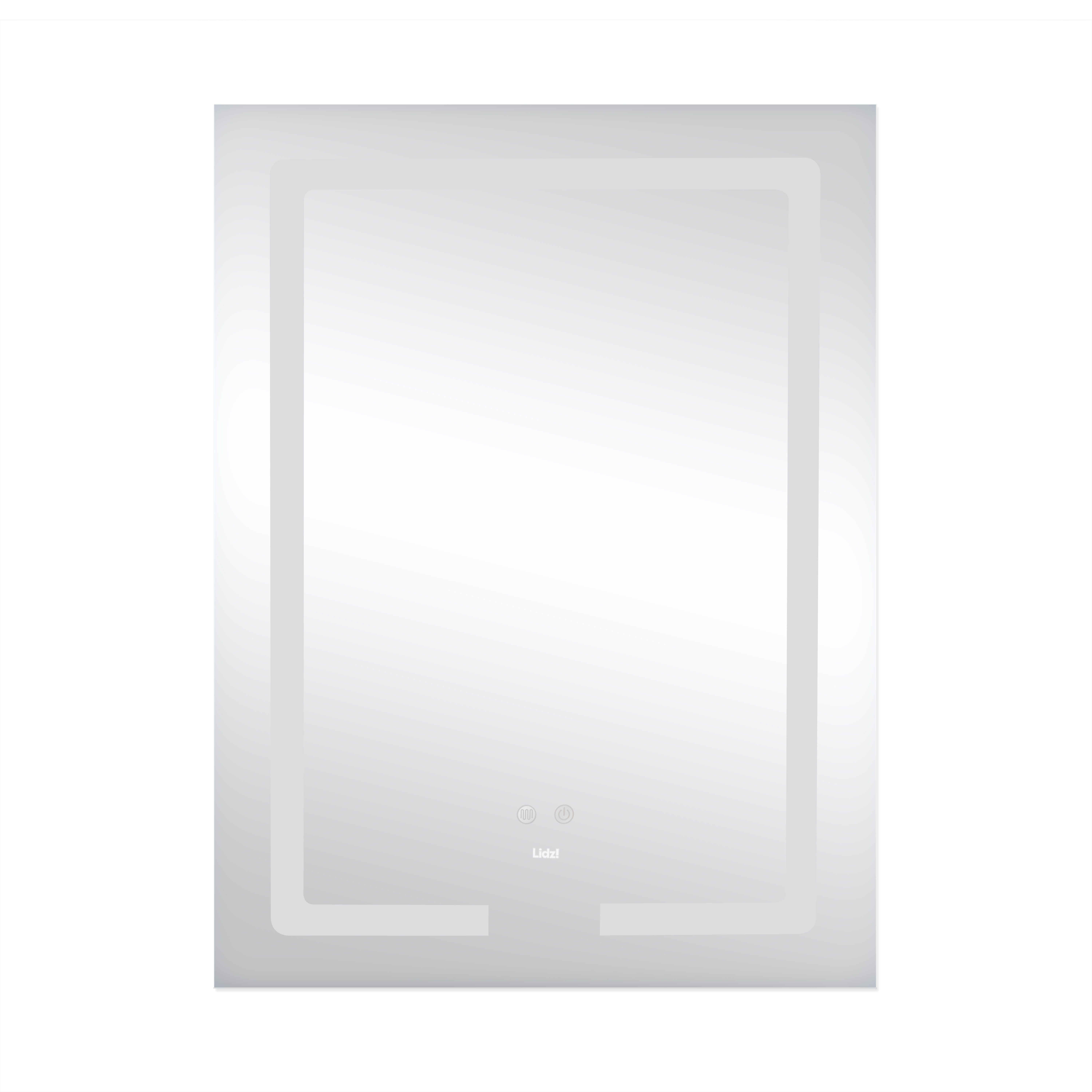 Дзеркало Lidz Kubis 600х800 з LED-підсвічуванням Touch, з антизапотіванням, з димером, рег. яскравості LD78LF9376080 2