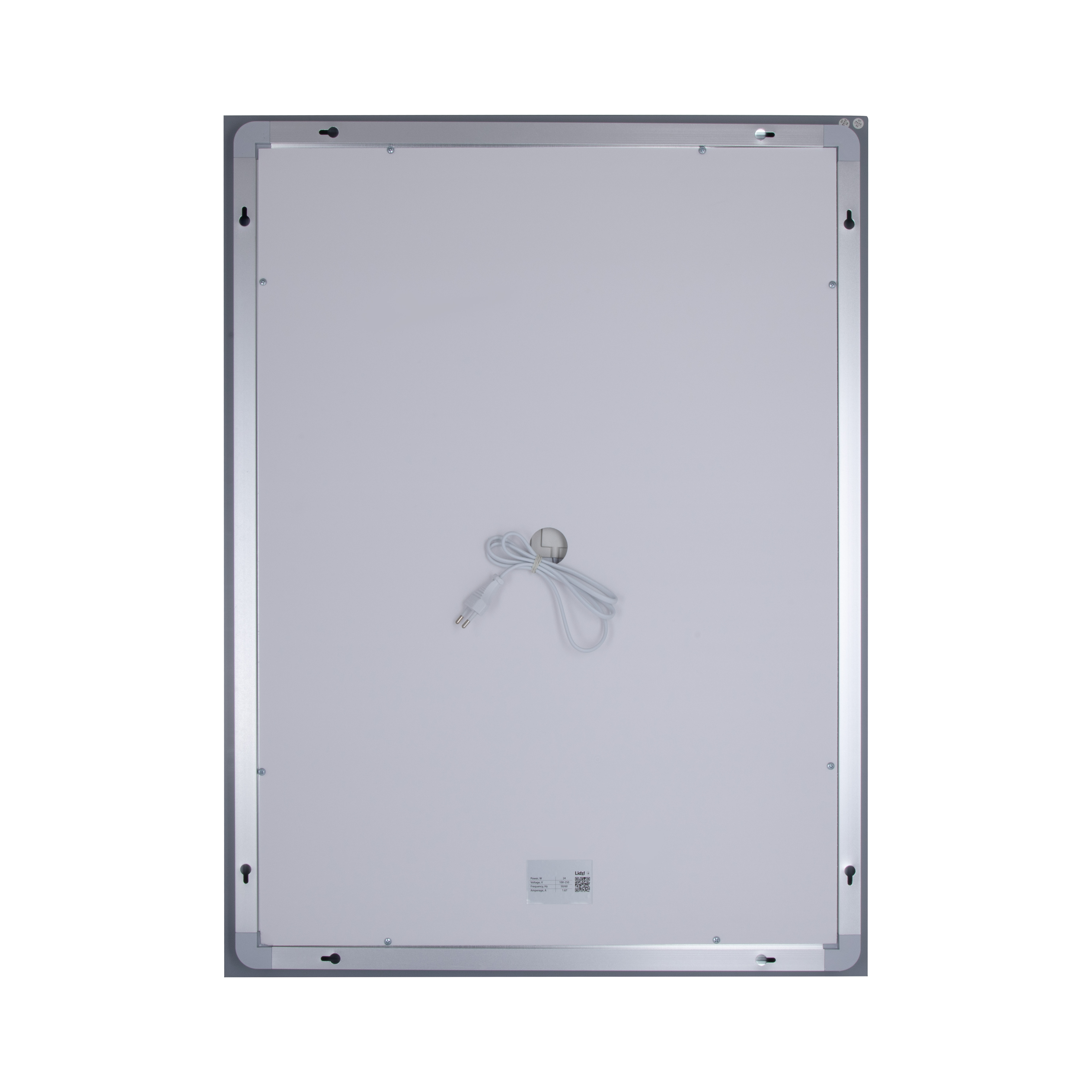 Дзеркало Lidz Kubis 600х800 з LED-підсвічуванням Touch, з антизапотіванням, з димером, рег. яскравості LD78LF9376080 4