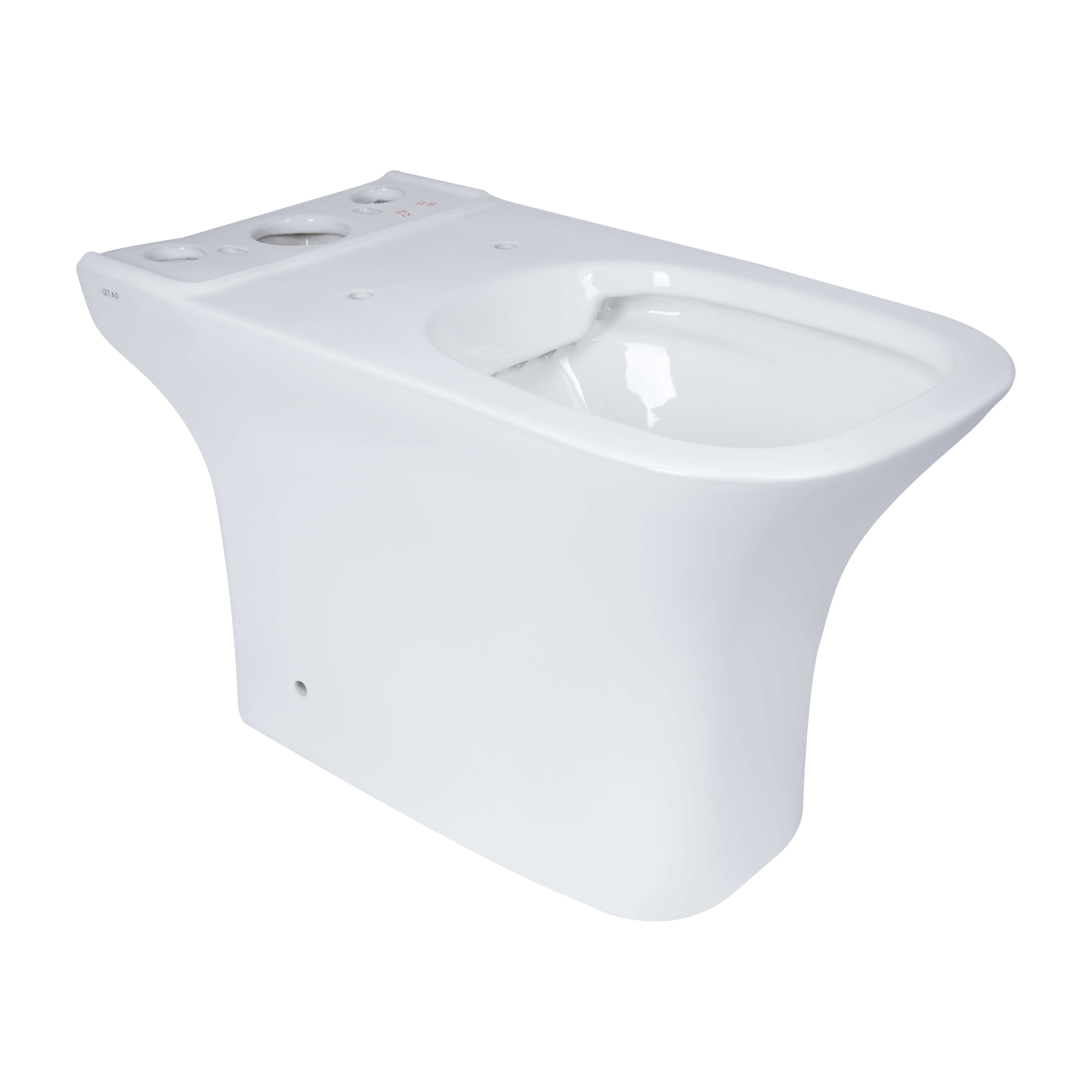 Унітаз-компакт Qtap Presto Quadro безободковий з сидінням Soft-close QT24221215AW 10