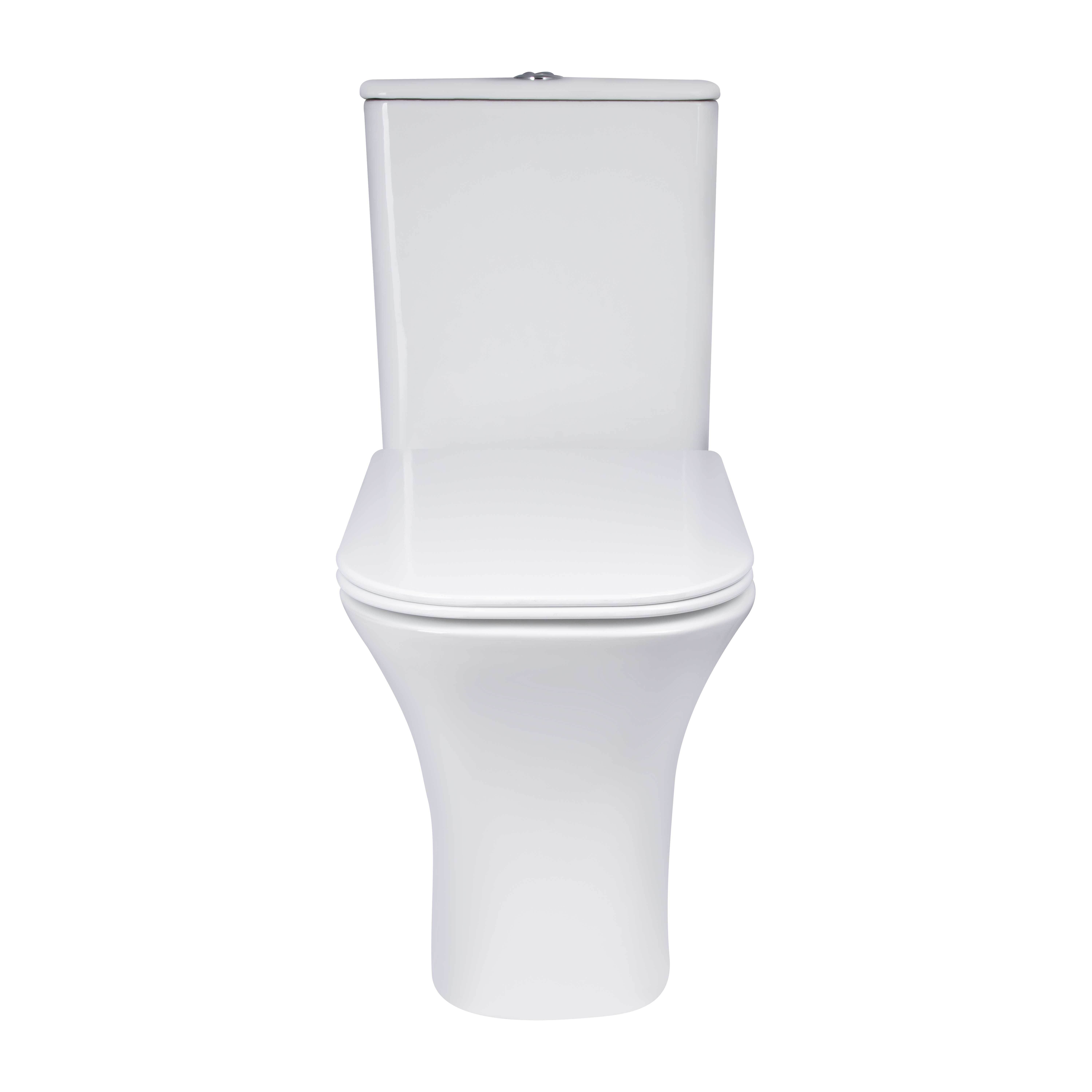 Унітаз-компакт Qtap Presto Quadro безободковий з сидінням Soft-close QT24221215AW 2