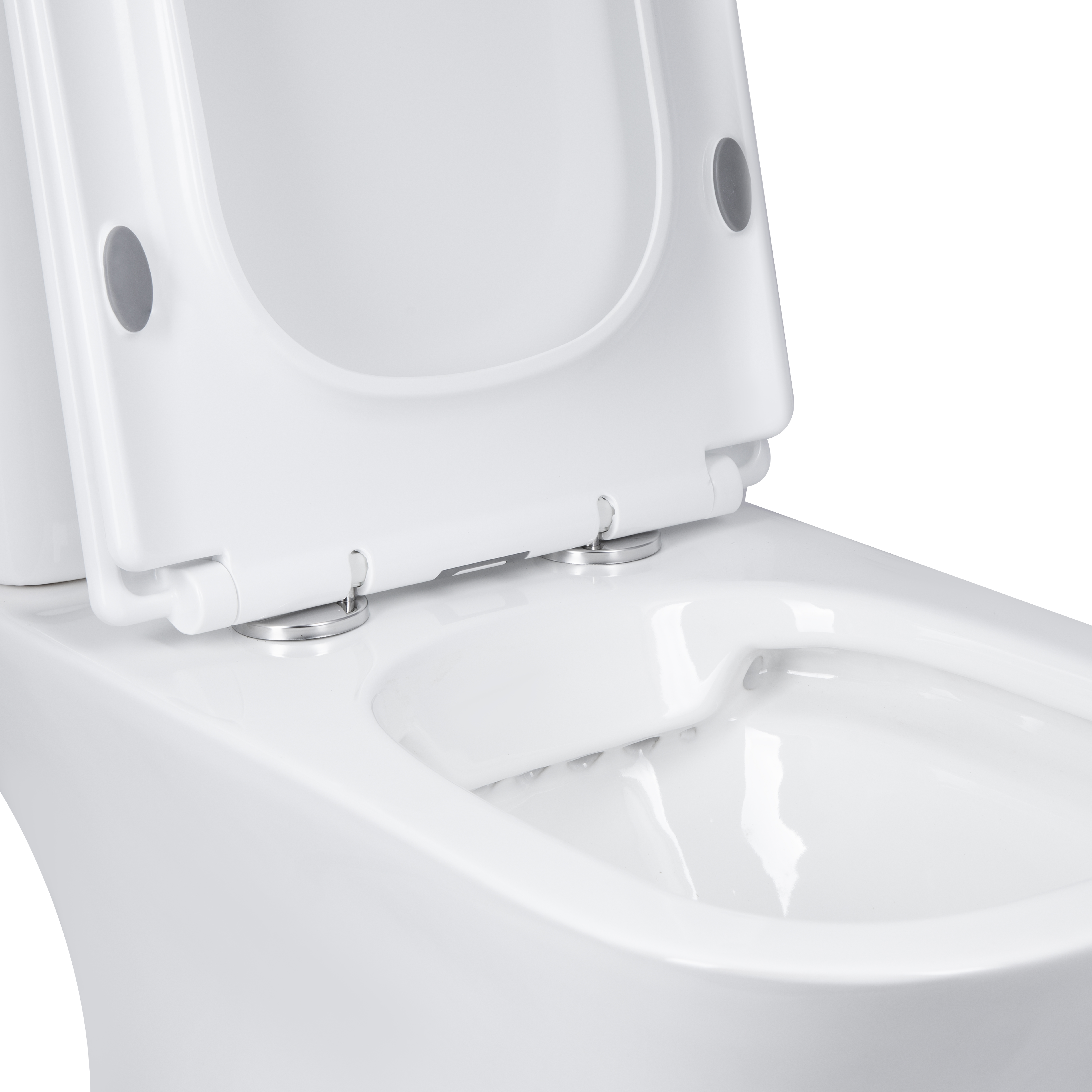 Унітаз-компакт Qtap Presto Quadro безободковий з сидінням Soft-close QT24221215AW 8