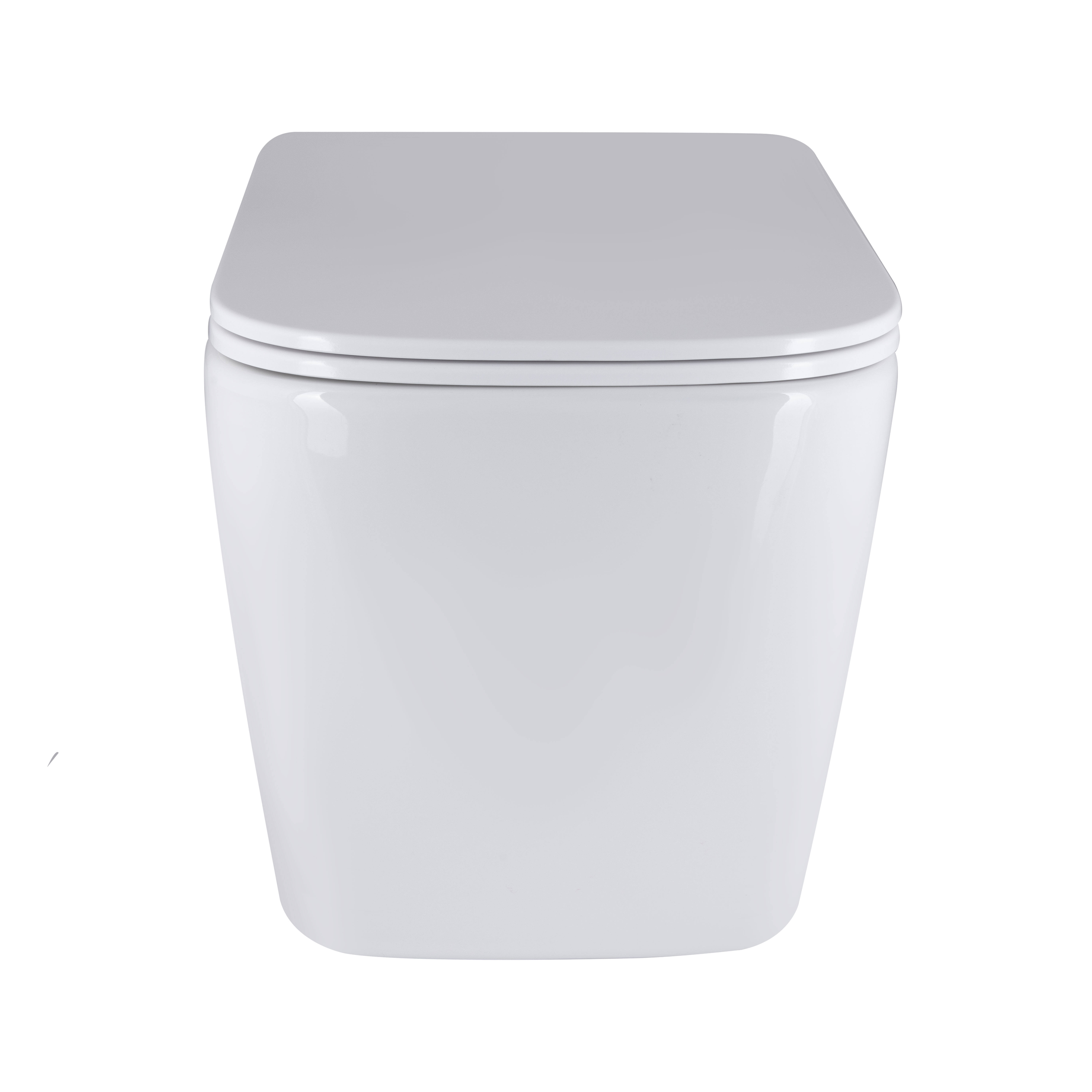 Унітаз підвісний Qtap Tern Ultra Quiet безобідковий з сидінням Soft-close WHITE QT17332303AW 2