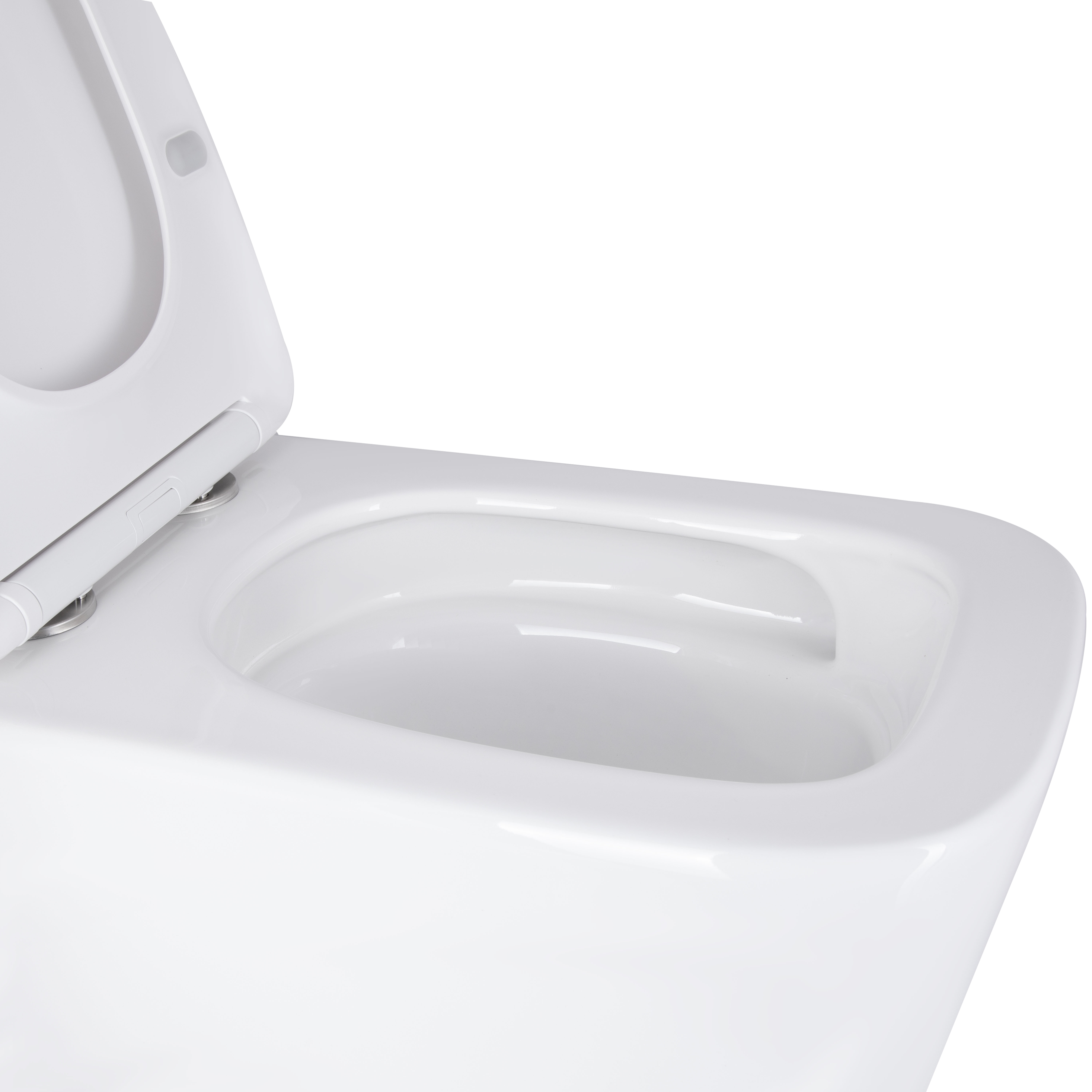 Унітаз підвісний Qtap Tern Ultra Quiet безобідковий з сидінням Soft-close WHITE QT17332303AW 4