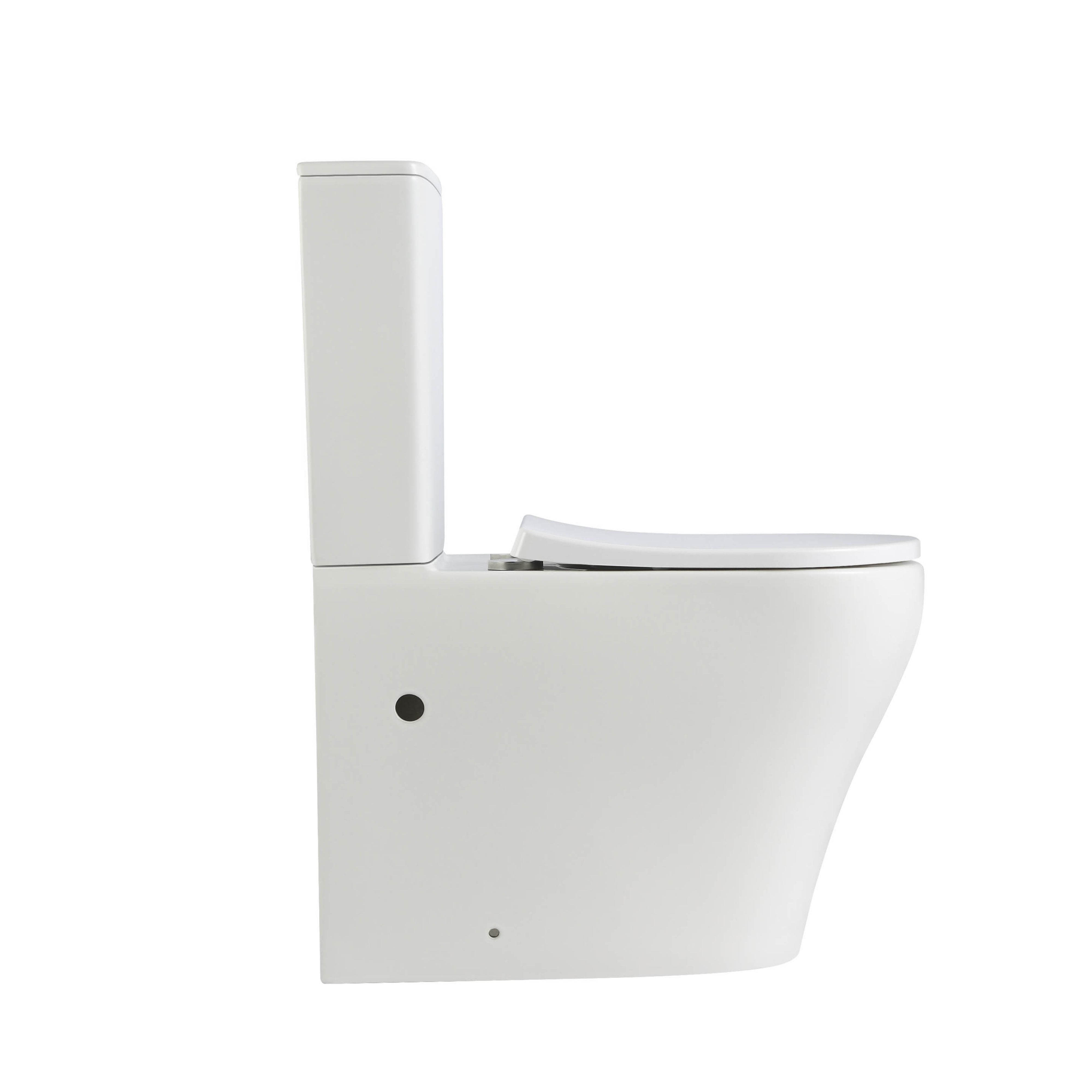 Унітаз підлоговий Qtap Virgo Ultra Quiet безобідковий з сидінням Soft-close WHITE QT18226092AW 5