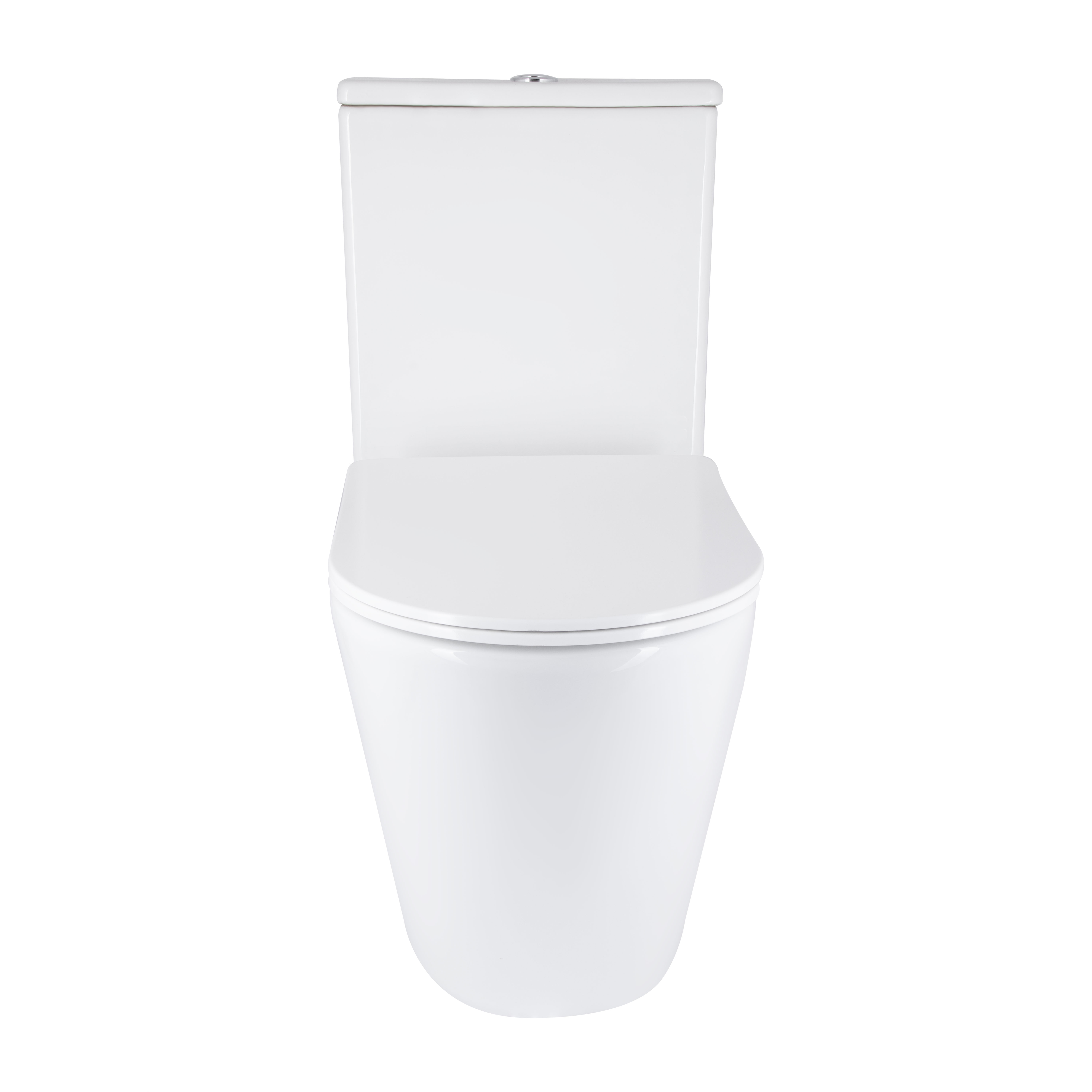 Унітаз підлоговий Qtap Vlasta Ultra Quiet безобідковий з сидінням Soft-close WHITE QT28228300W 2