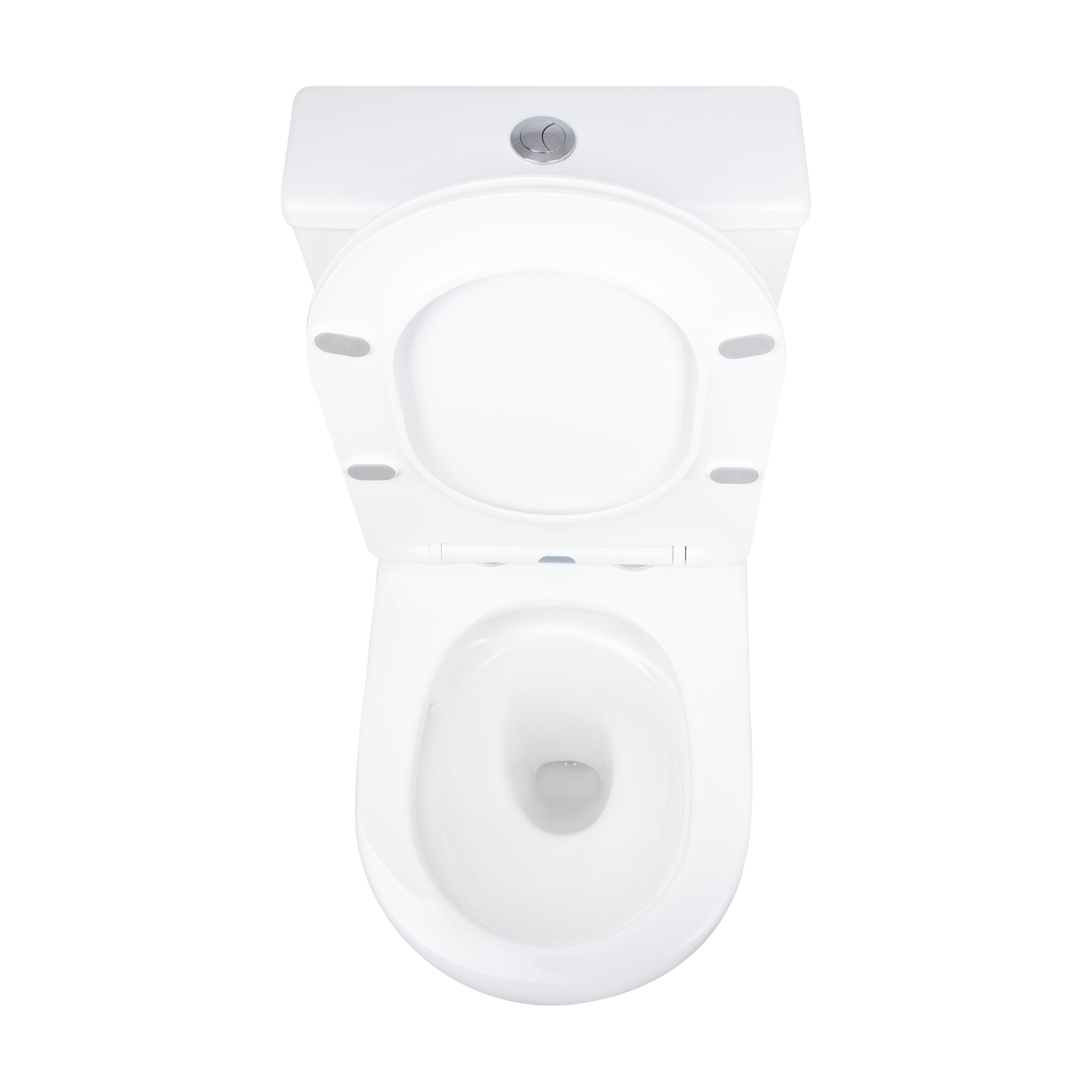 Унітаз підлоговий Qtap Vlasta Ultra Quiet безобідковий з сидінням Soft-close WHITE QT28228300W 6