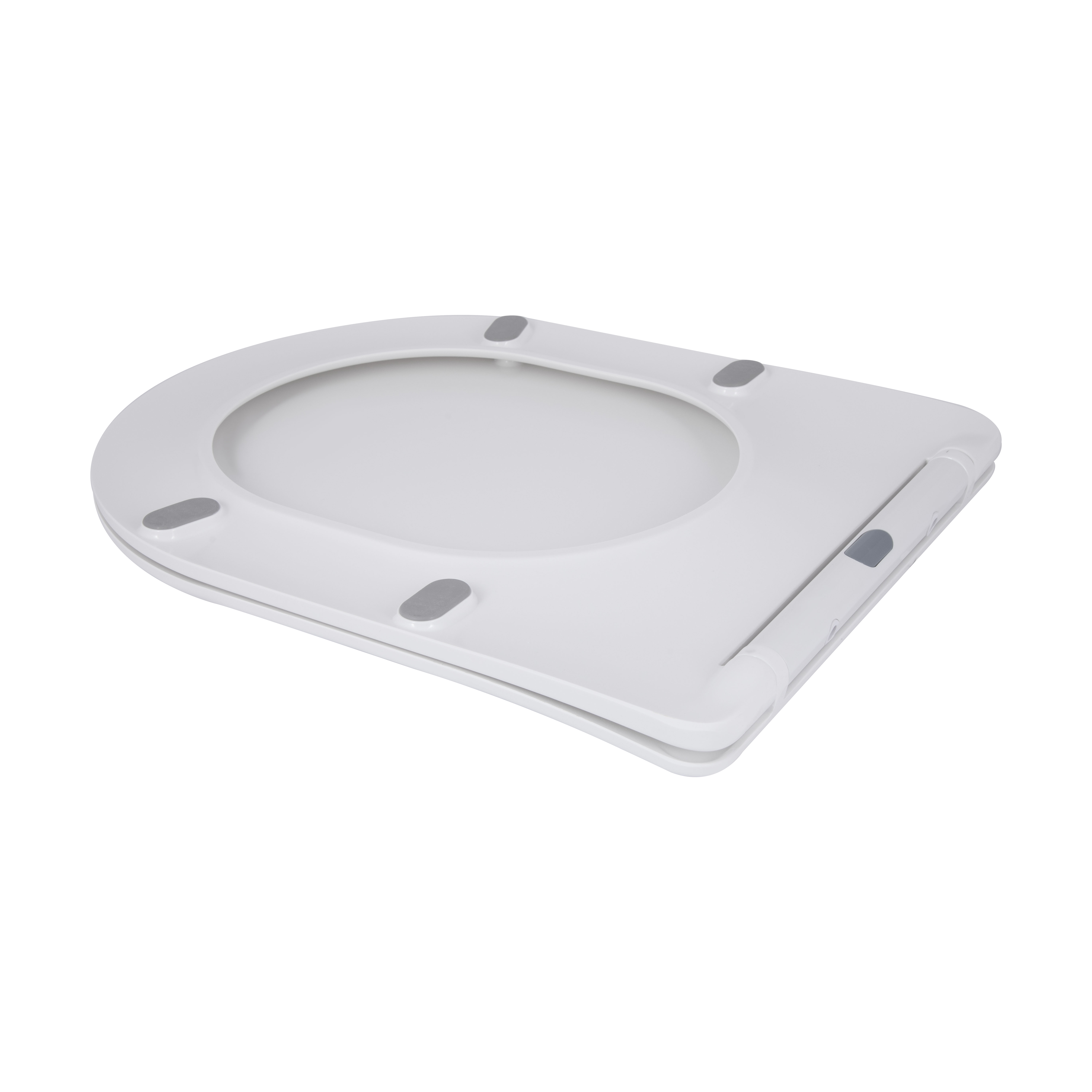 Унітаз підлоговий Qtap Vlasta Ultra Quiet безобідковий з сидінням Soft-close WHITE QT28228300W 8