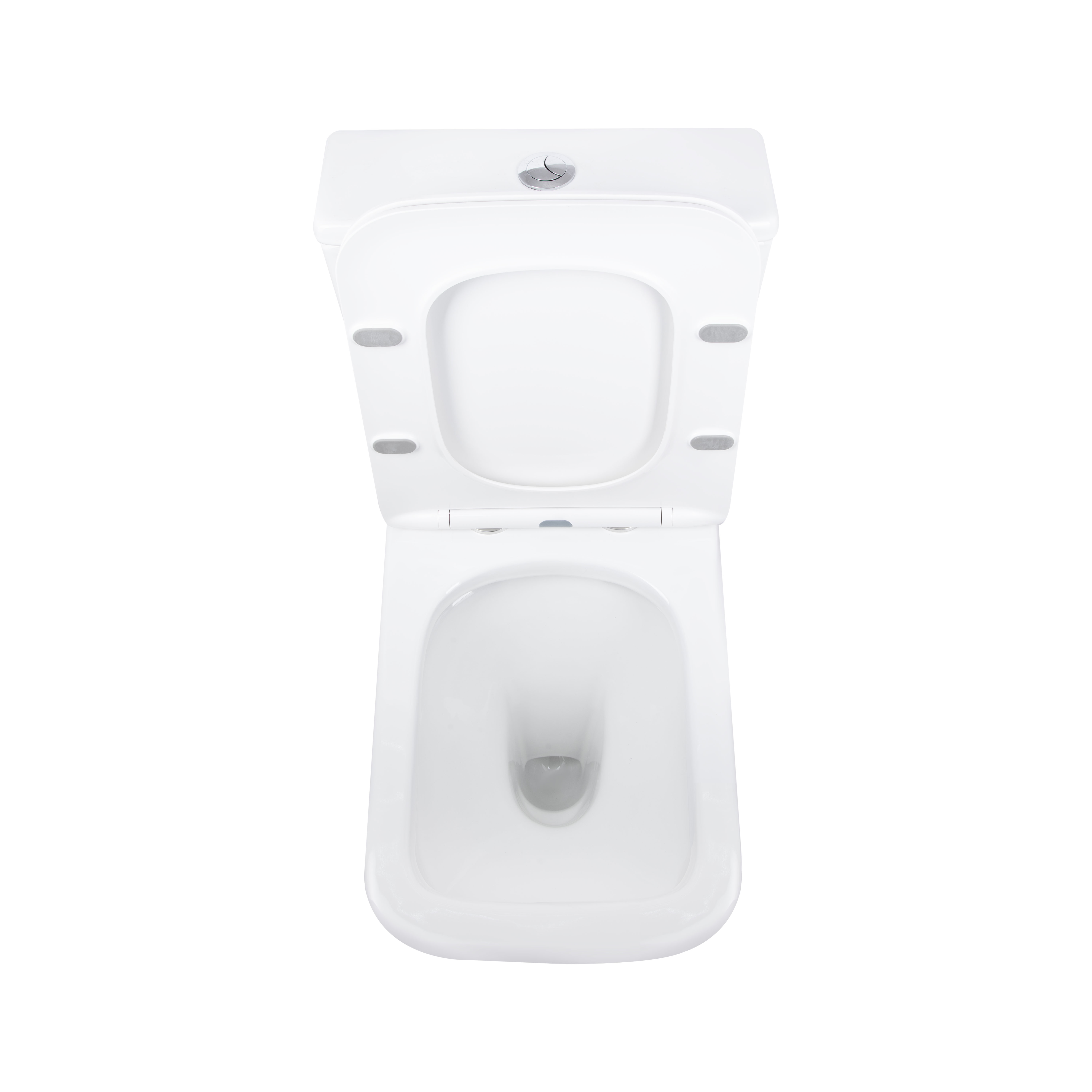 Унітаз підлоговий Qtap Aries Rimless безобідковий з сидінням Soft-close WHITE QT03228302W 5