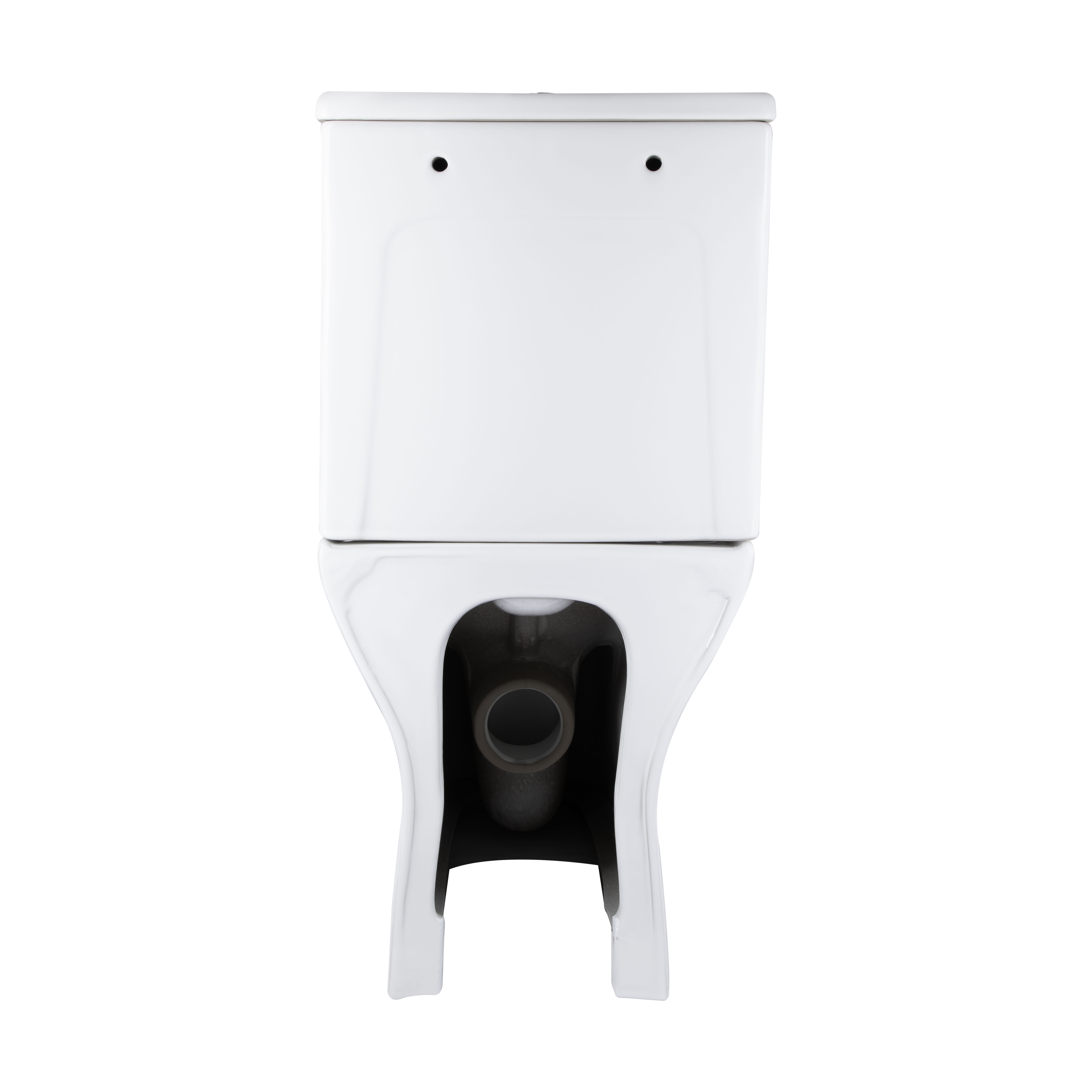 Унітаз підлоговий Qtap Aries Rimless безобідковий з сидінням Soft-close WHITE QT03228302W 6