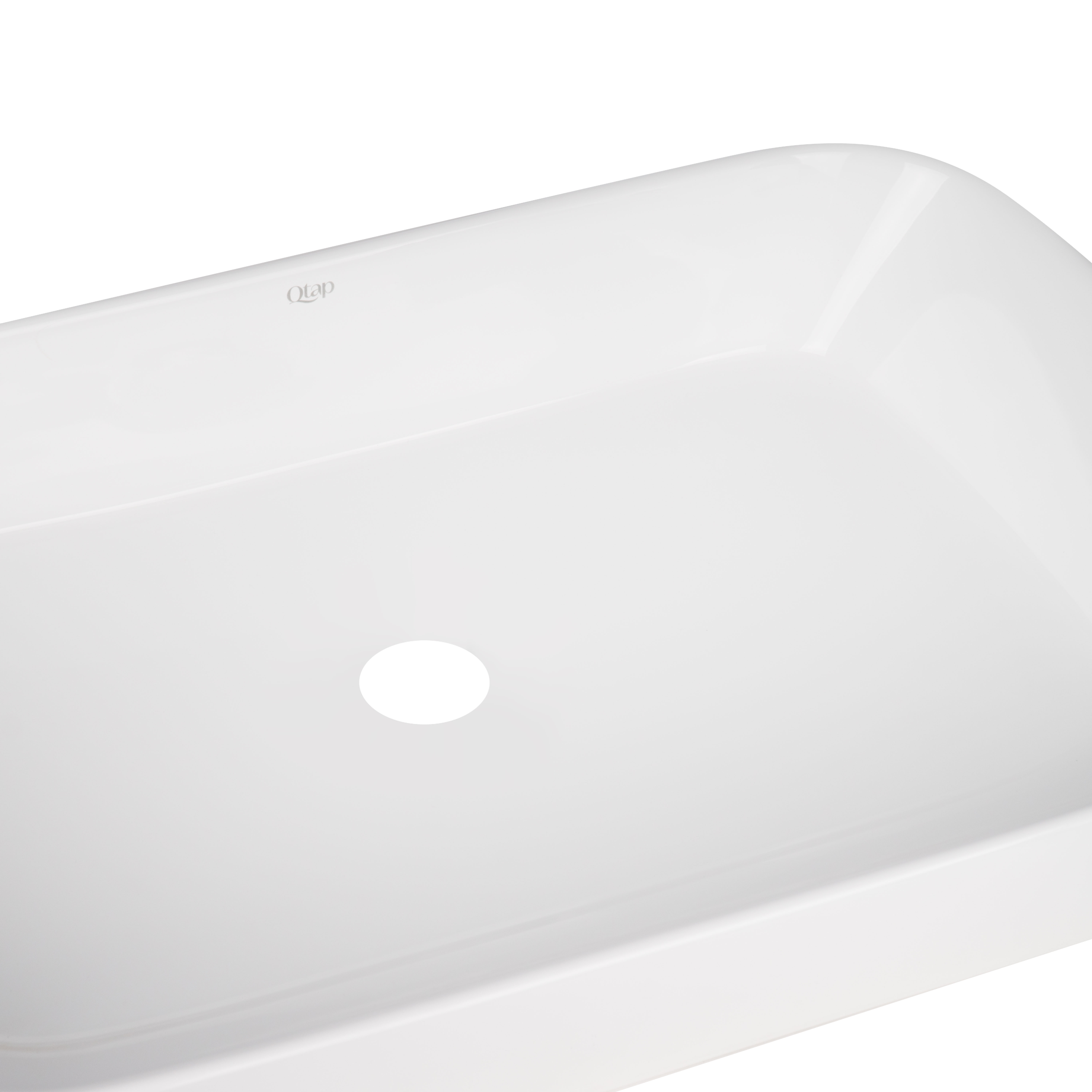 Раковина-чаша Qtap Scorpio 550х390х120 White QT14112243WN 4