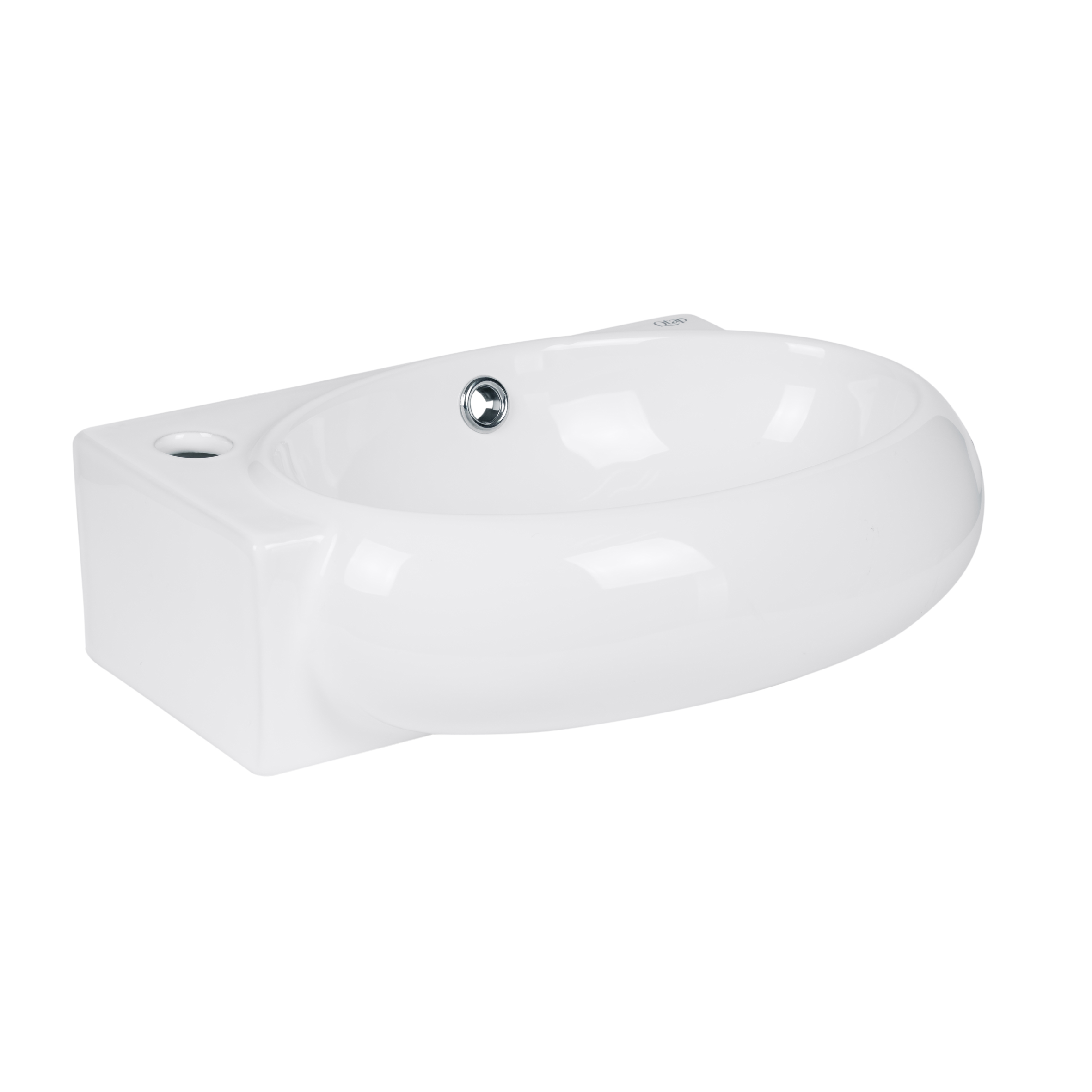 Раковина Qtap Leo 420x280x150 White QT11111008RW 3