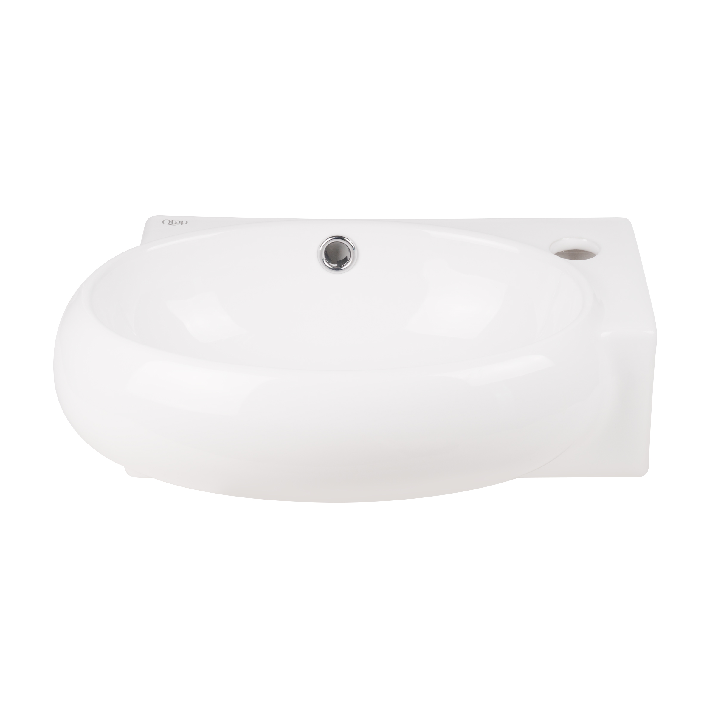 Раковина Qtap Leo 420x280x150 White QT11111008LW 2