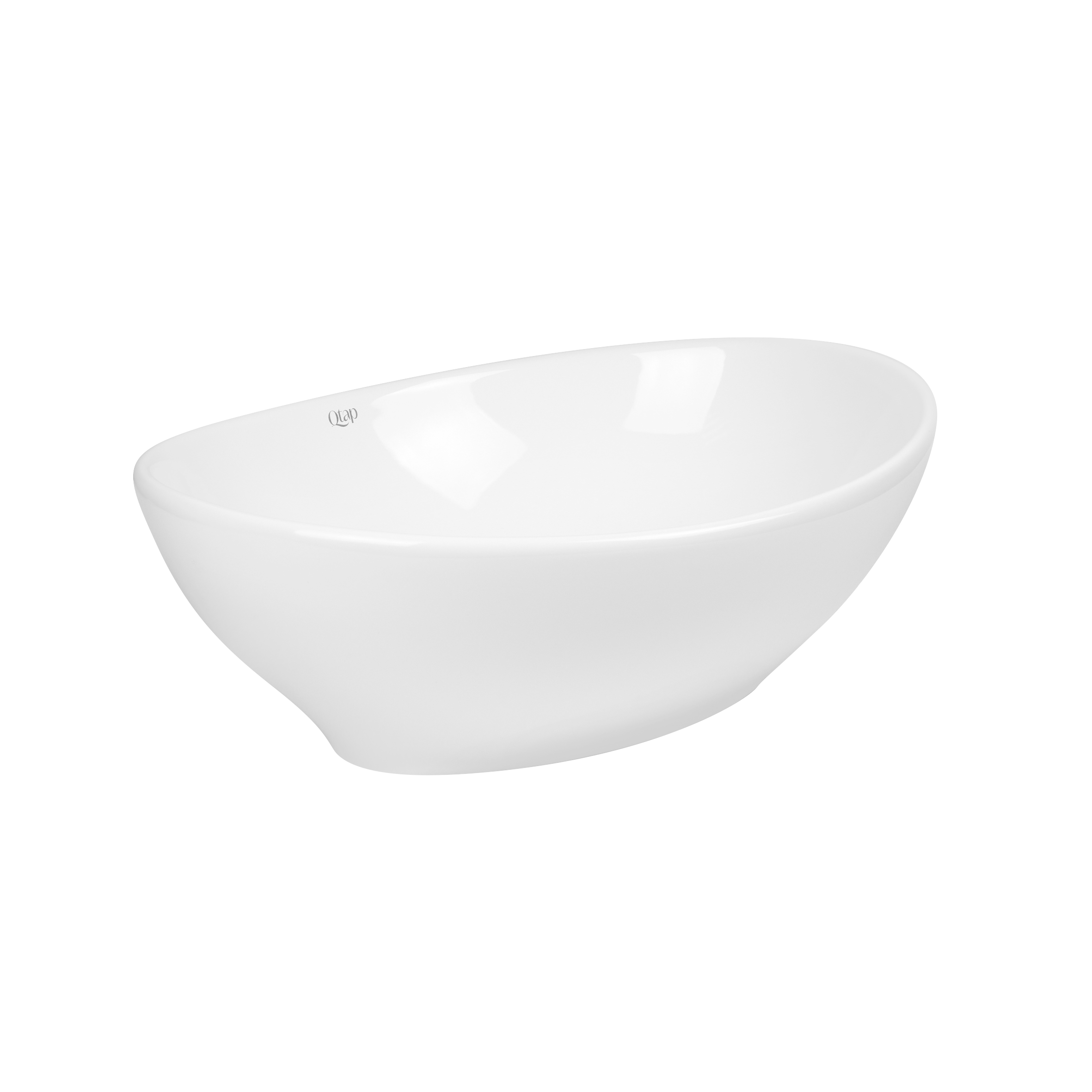 Раковина-чаша Qtap Dove 420x330x150 White QT06116062AW 3