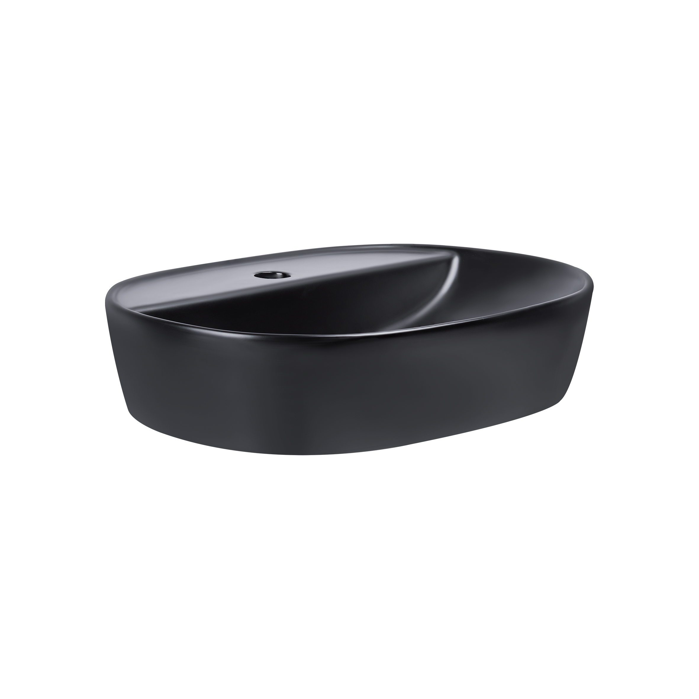 Раковина-чаша Qtap Scorpio 500х385х120 Matt black QT146533MB 3