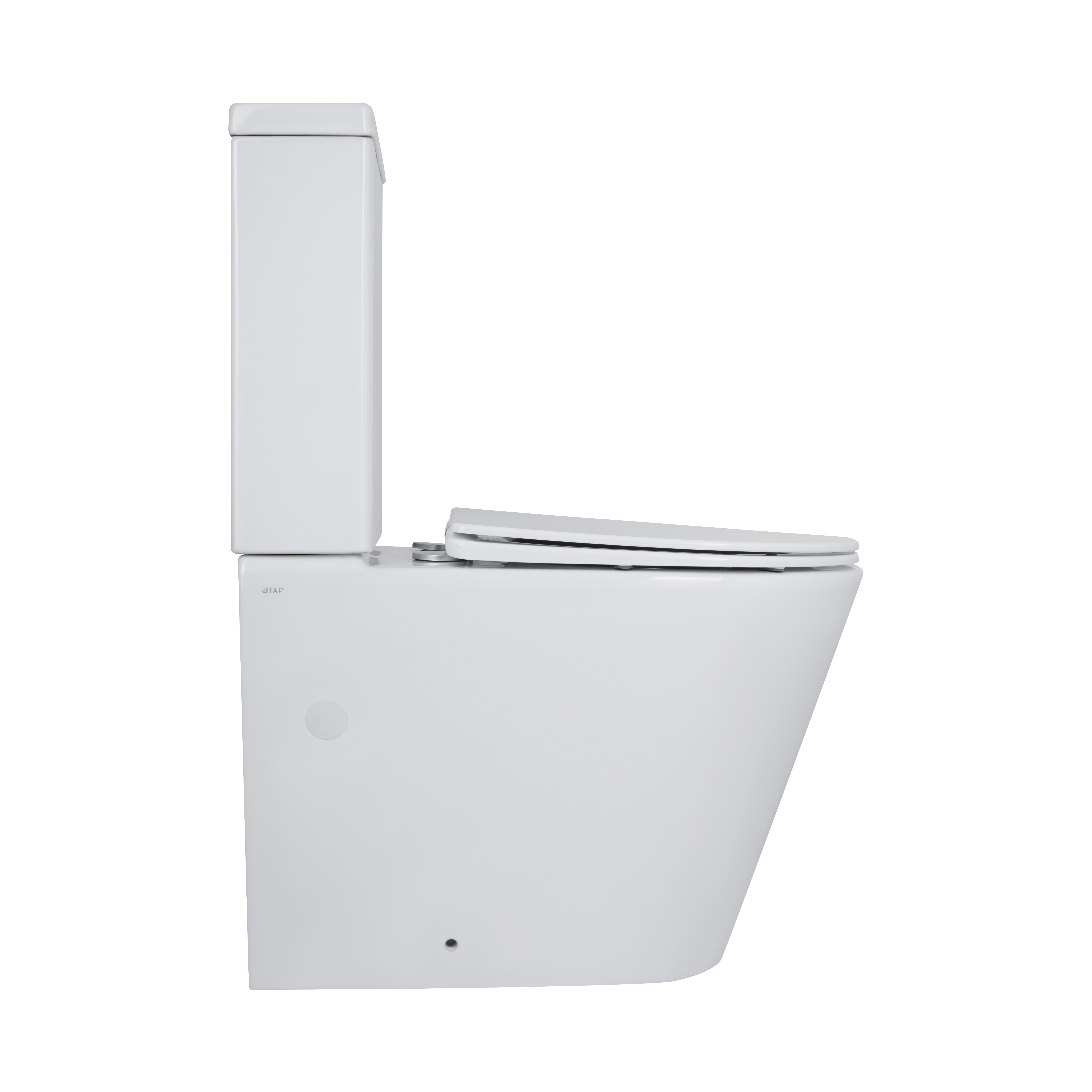 Унітаз підлоговий Qtap Swan Ultra Quiet з сидінням Soft-close 640x360x835 мм QT16222182TW White 3