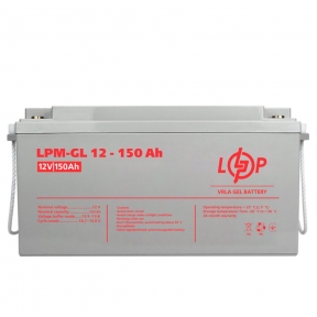 Акумулятор гелевий LPM-GL 12V - 150 Ah