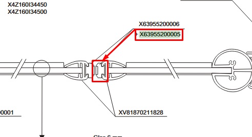 X 63955200005 Магнітний профіль (1шт х 2 м)