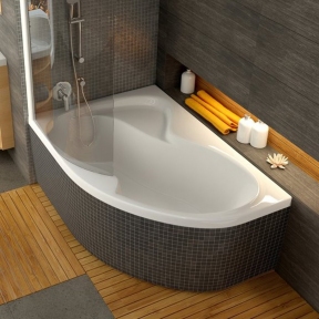 Акрилова асиметрична ванна Rosa II Ravak 160 x 105 L CM21000000