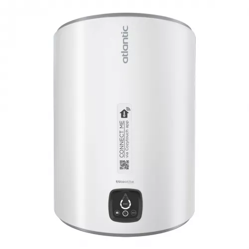 Водонагрівач вертикальний настінний, з сухим теном Atlantic Steatite Genius WI-FI VM 050 D400S-3E-CW (1800W)