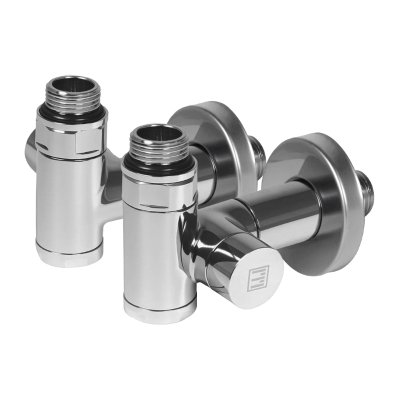 Комплект дизайн кранів під ТЕН Ideale Senso 1/2”x1/2” хром