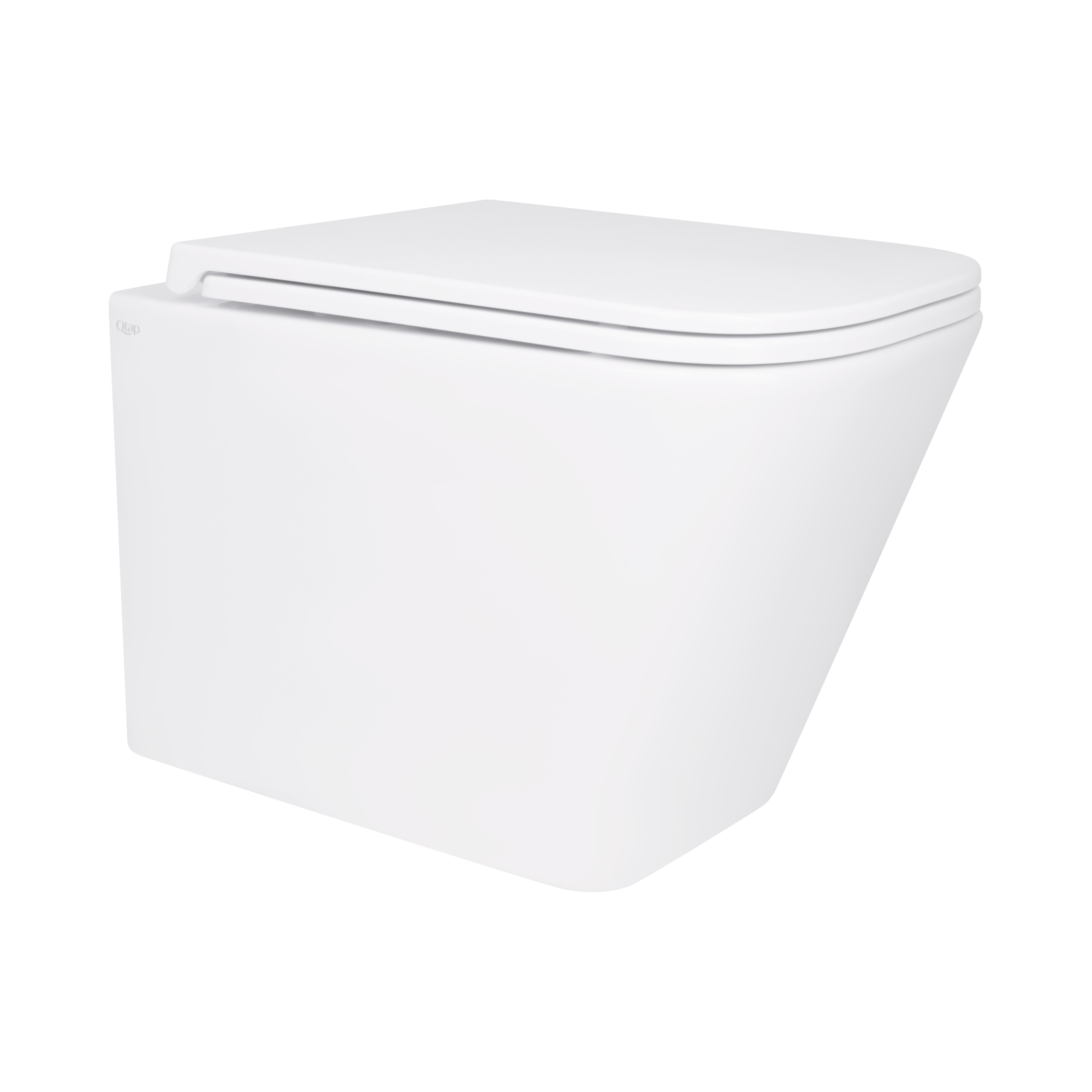 Унітаз підвісний Qtap Tern безобідковий з сідінням Soft-close QT1733052ERW