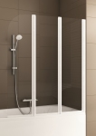 Шторка для ванни, скло прозоре, профіль білий, товщина скла - 4мм Armatura Standart 170-06951P