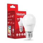 Лампа LED Vestum G45 8W 3000K 220V E27
