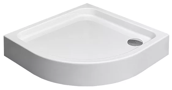 Підон для душа акриловий на полістироловій основі, Siros A Compact 90x90, 900x900x170 білий/