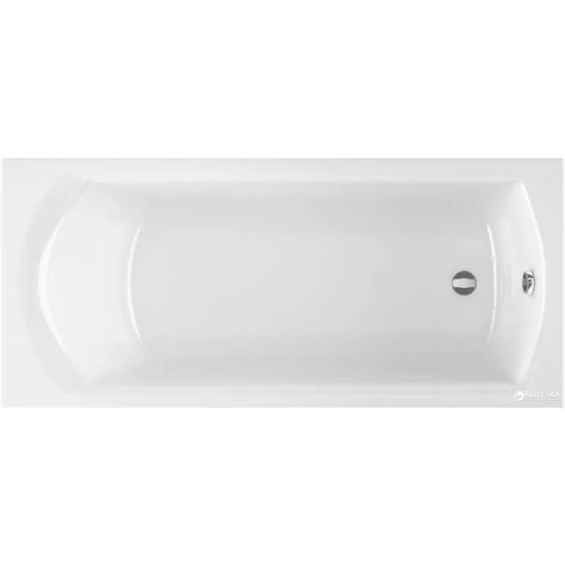 Ванна акрилова KEA 170x75 + ніжки + сифон