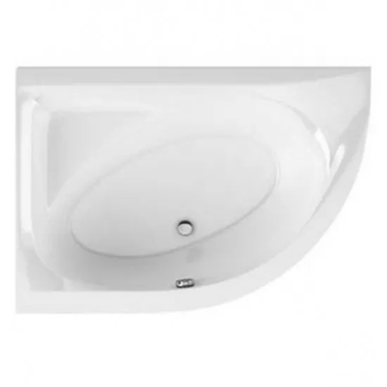 Ванна акрилова MISTRA асиметрична 150x100 L + ніжки + сифон