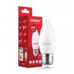 Лампа LED Vestum C37 8W 4100K 220V E27