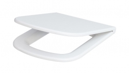 Colour біле вільнопадаюче легкознімне антибактеріальне сидіння з дюропласту Cersanit