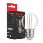 Лампа LED Vestum філамент G45 Е27 4Вт 220V 4100К