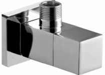 Кутовий кран для підключення куб 1/2''х3/8'' Armatura 244-020-00