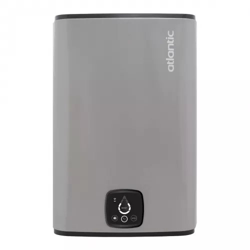 Водонагрівач вертикальний настінний, з сухим теном Atlantic Steatite Cube WI-FI ES-VM 75 S4 C2 WD (2400W) silver