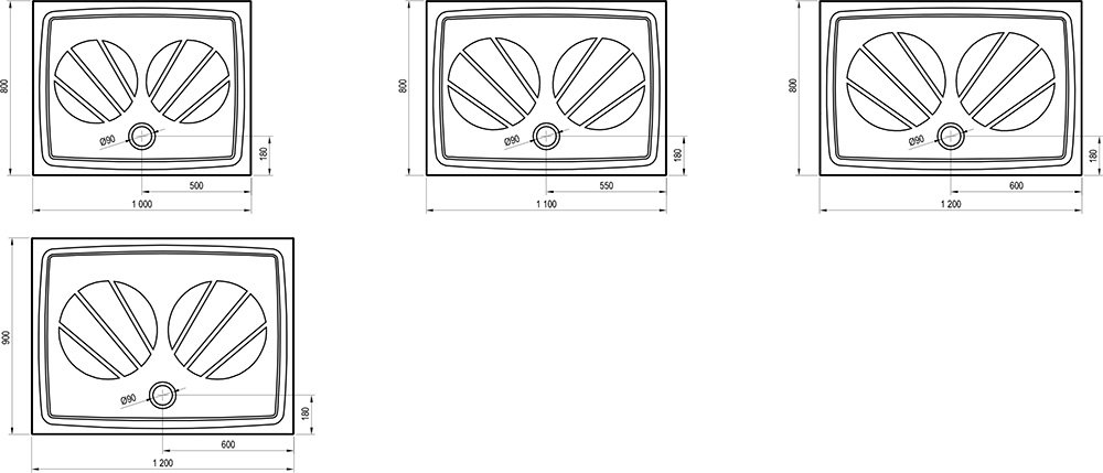 Піддон GIGANT PRO 120x80