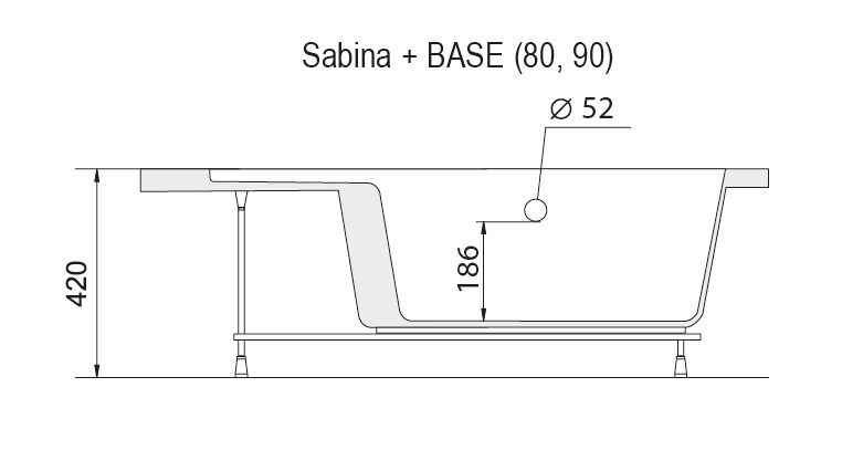 Панель SABINA 80 SET