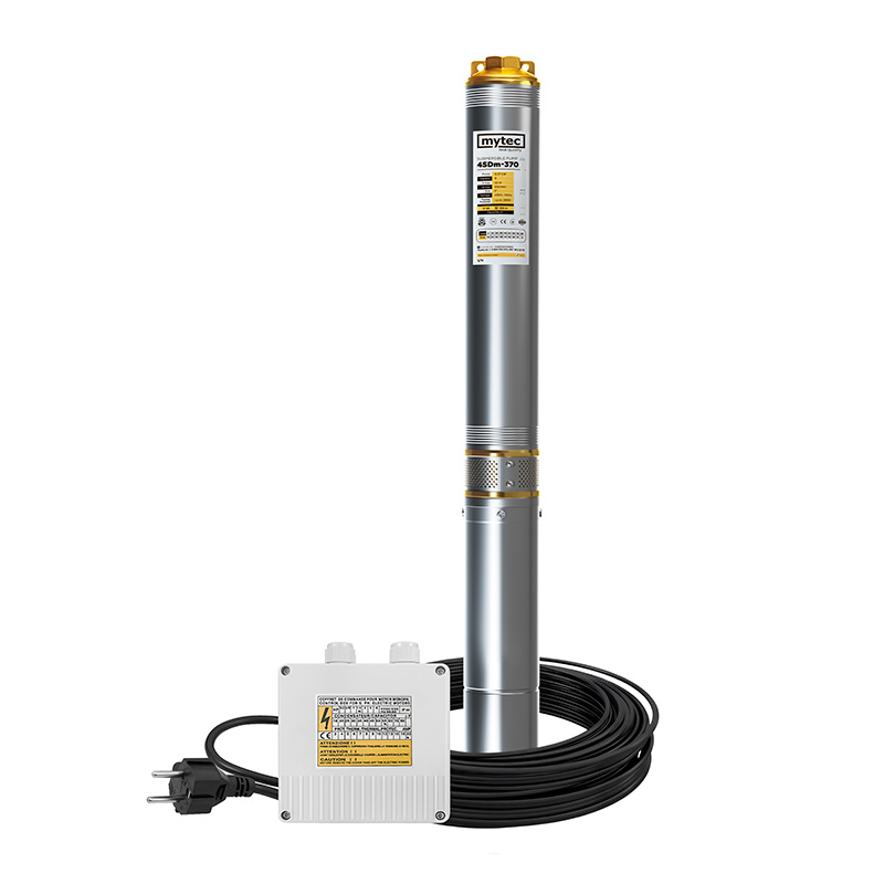 Насос глибинний Mytec 4SDM/8 370, H 55м, Q 80л/хв, стійкий до піску (кабель 30 м, пульт)