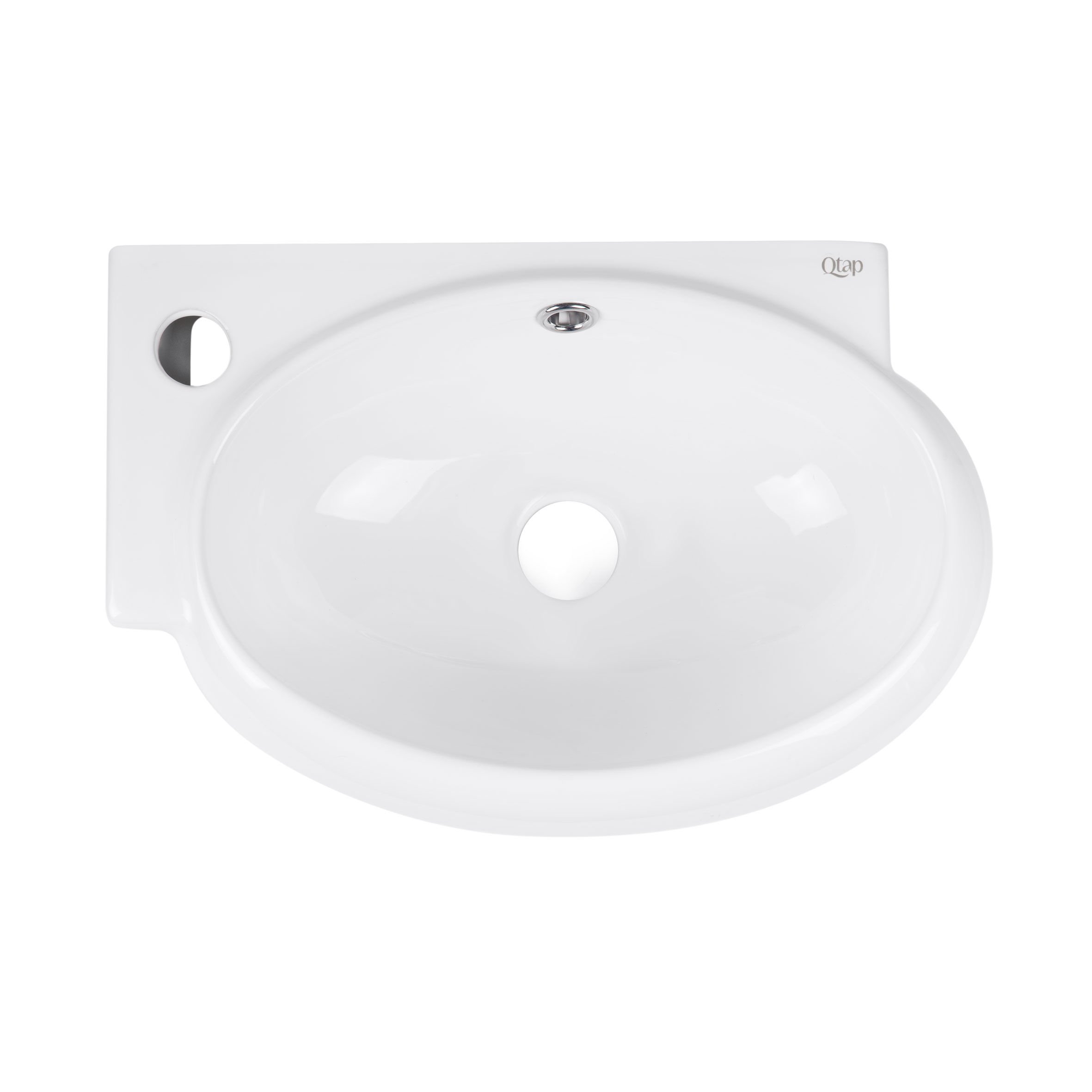 Раковина Qtap Leo 420x280x150 White QT11111008RW